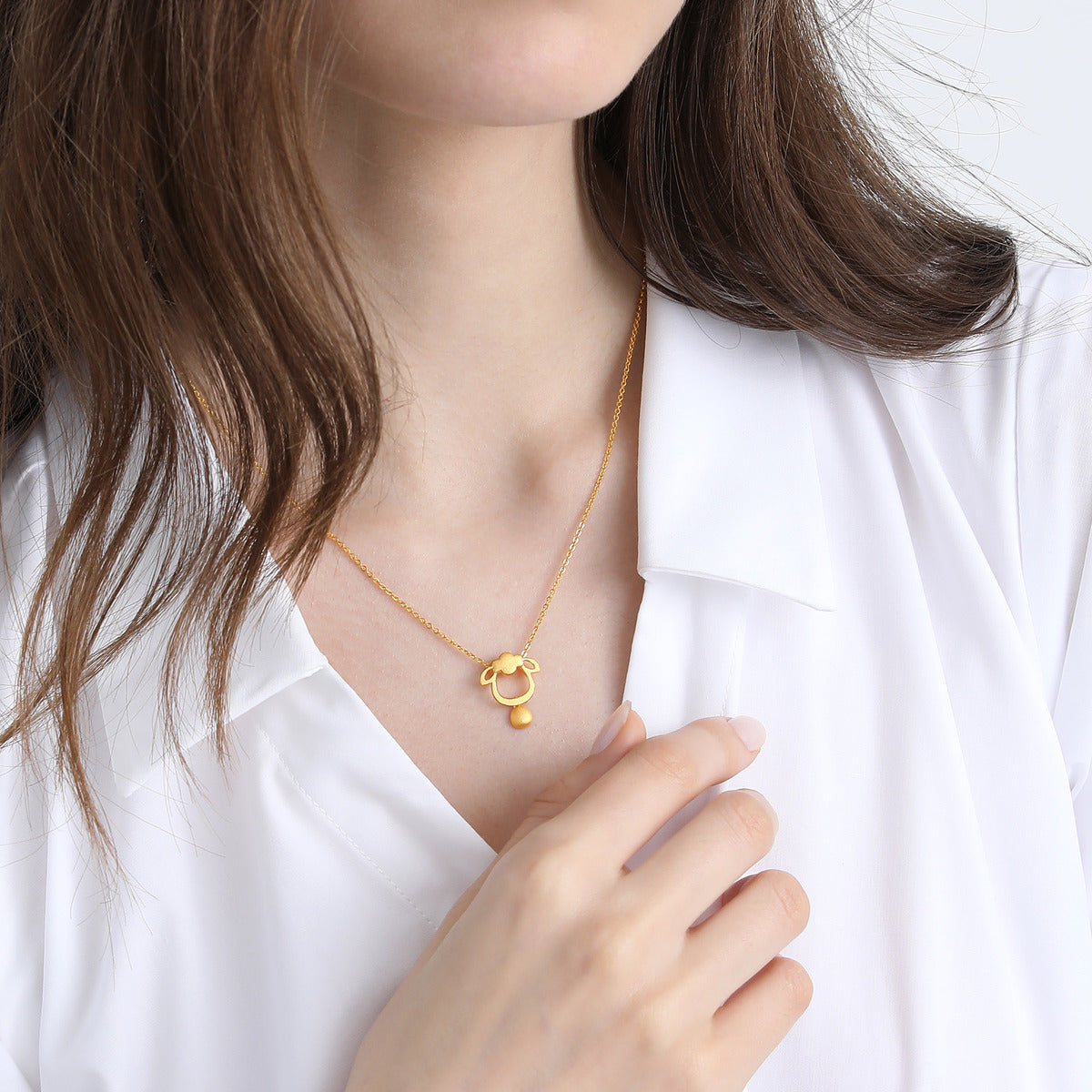 New Year & Chinese Zodiac' 999.9 Gold Pendant