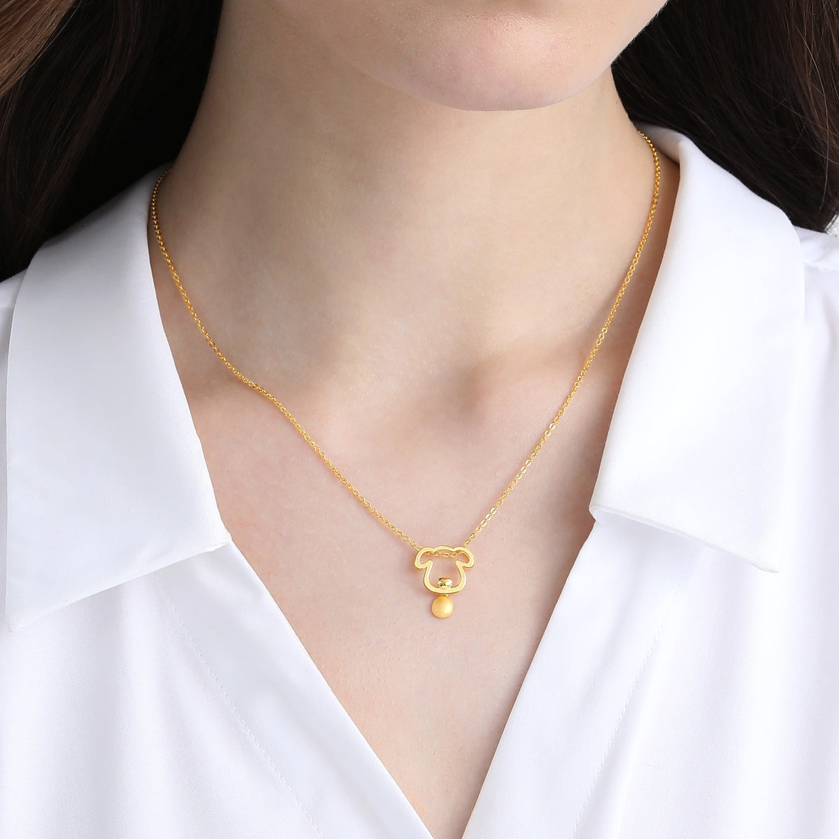 New Year & Chinese Zodiac' 999.9 Gold Pendant