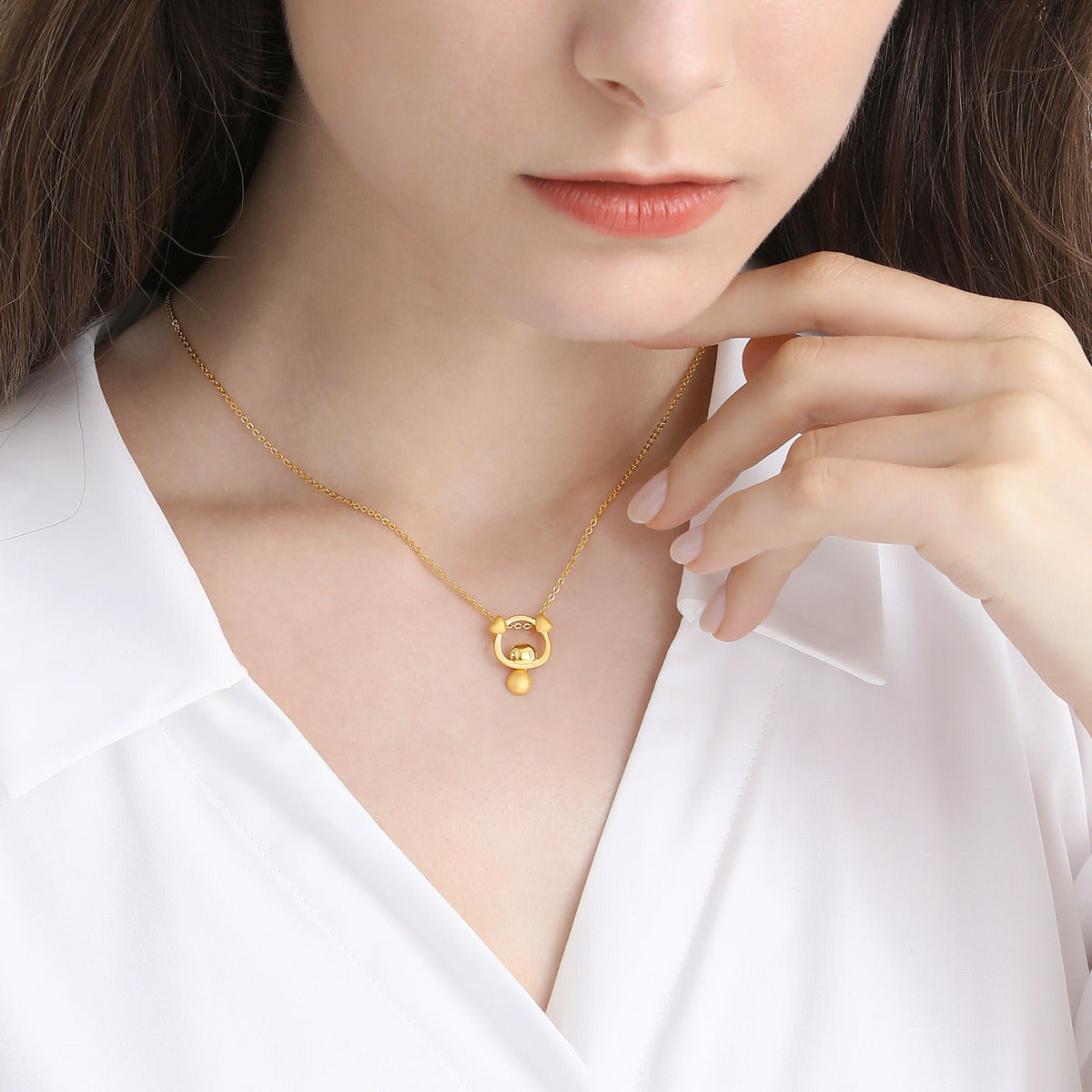 New Year & Chinese Zodiac' 999.9 Gold Pendant