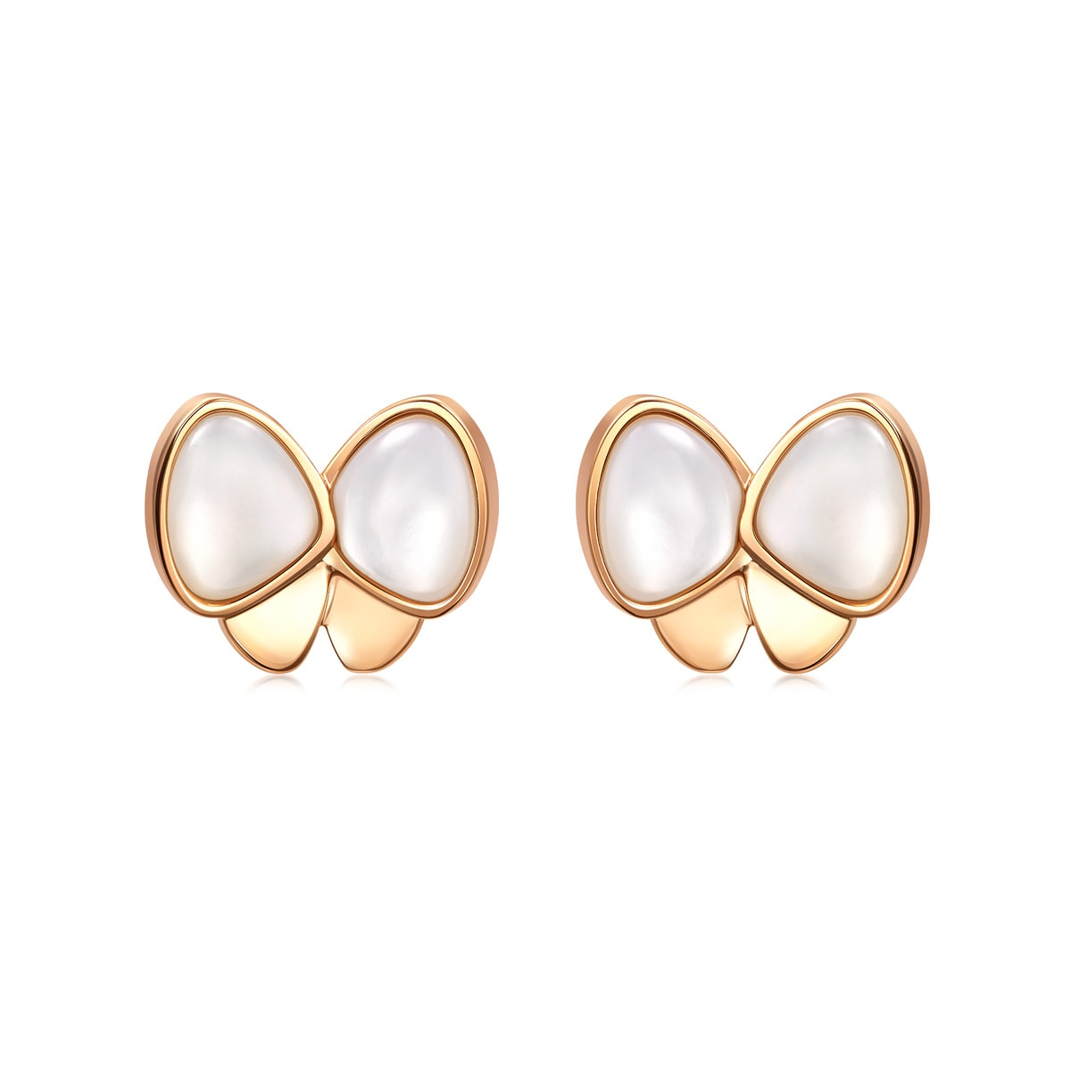 Nature' 18K Rose Gold Earrings