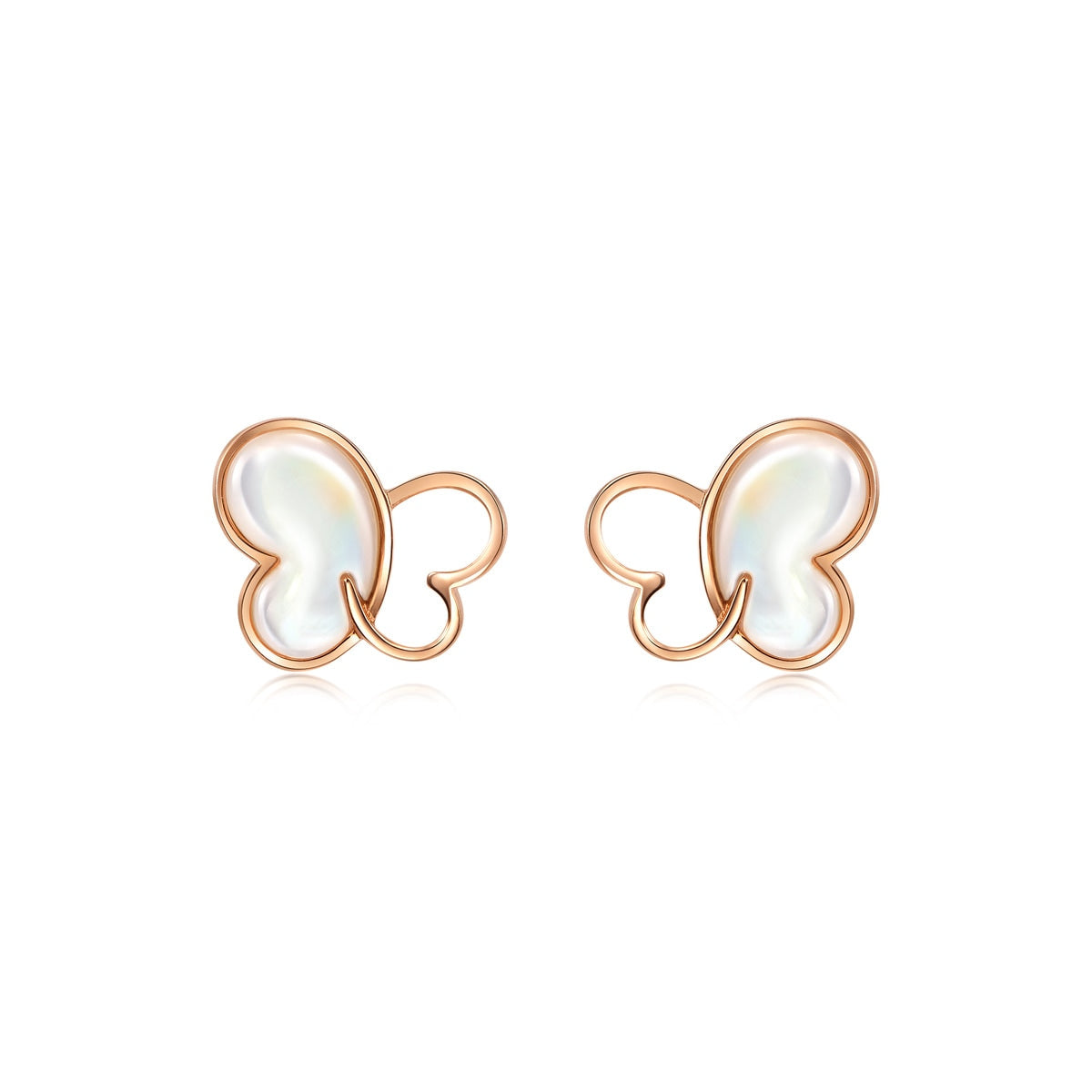 Nature' 18K Rose Gold Earrings
