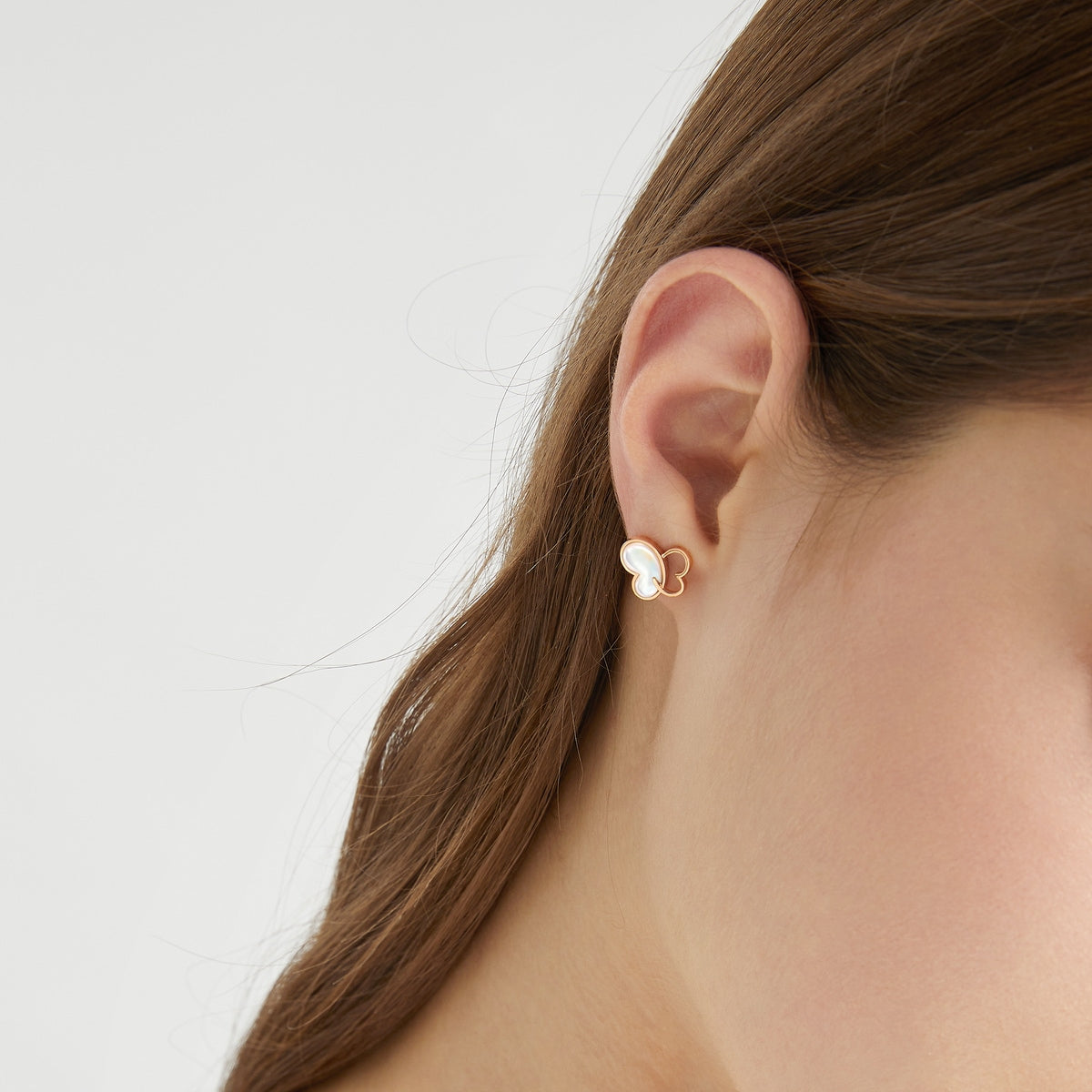 Nature' 18K Rose Gold Earrings