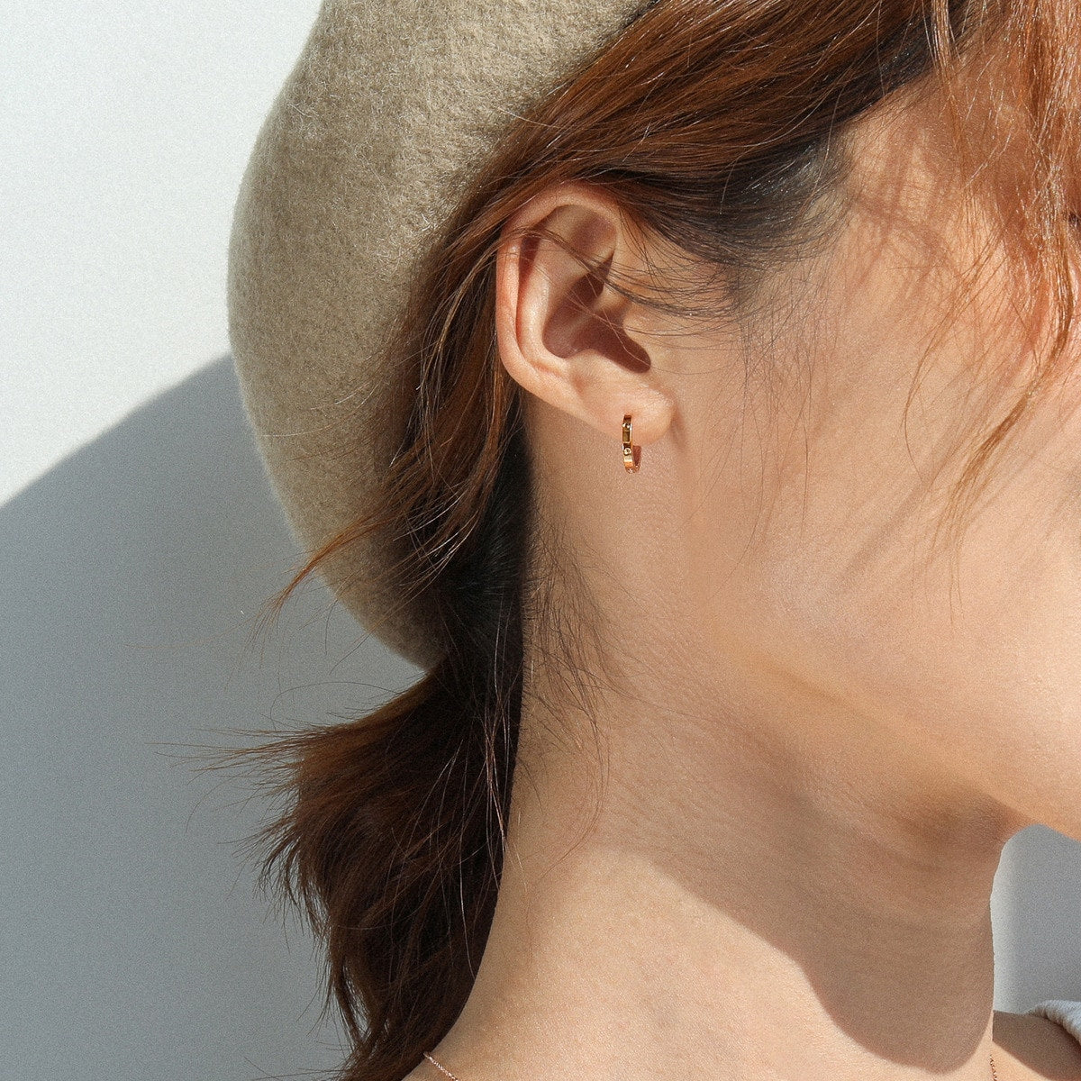 18K Rose Gold Earrings