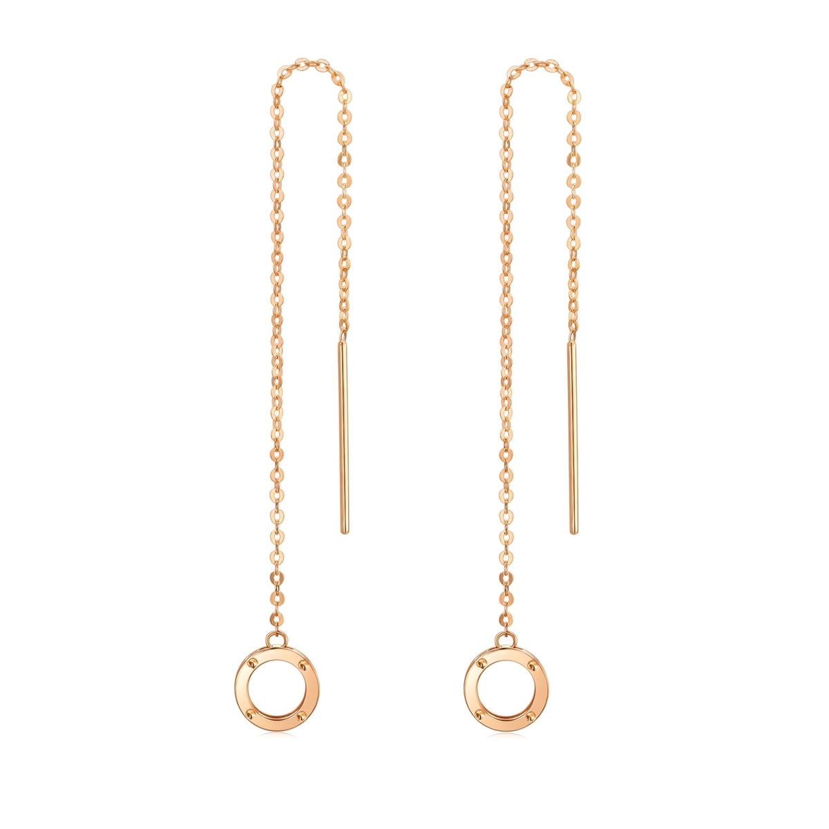 18K Rose Gold Earrings