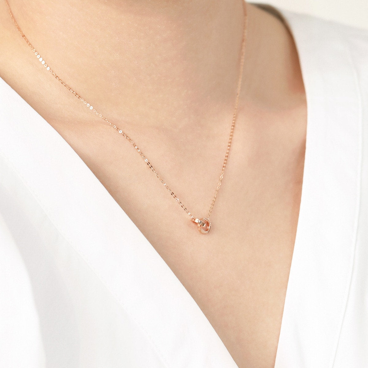 18K Rose Gold Necklace
