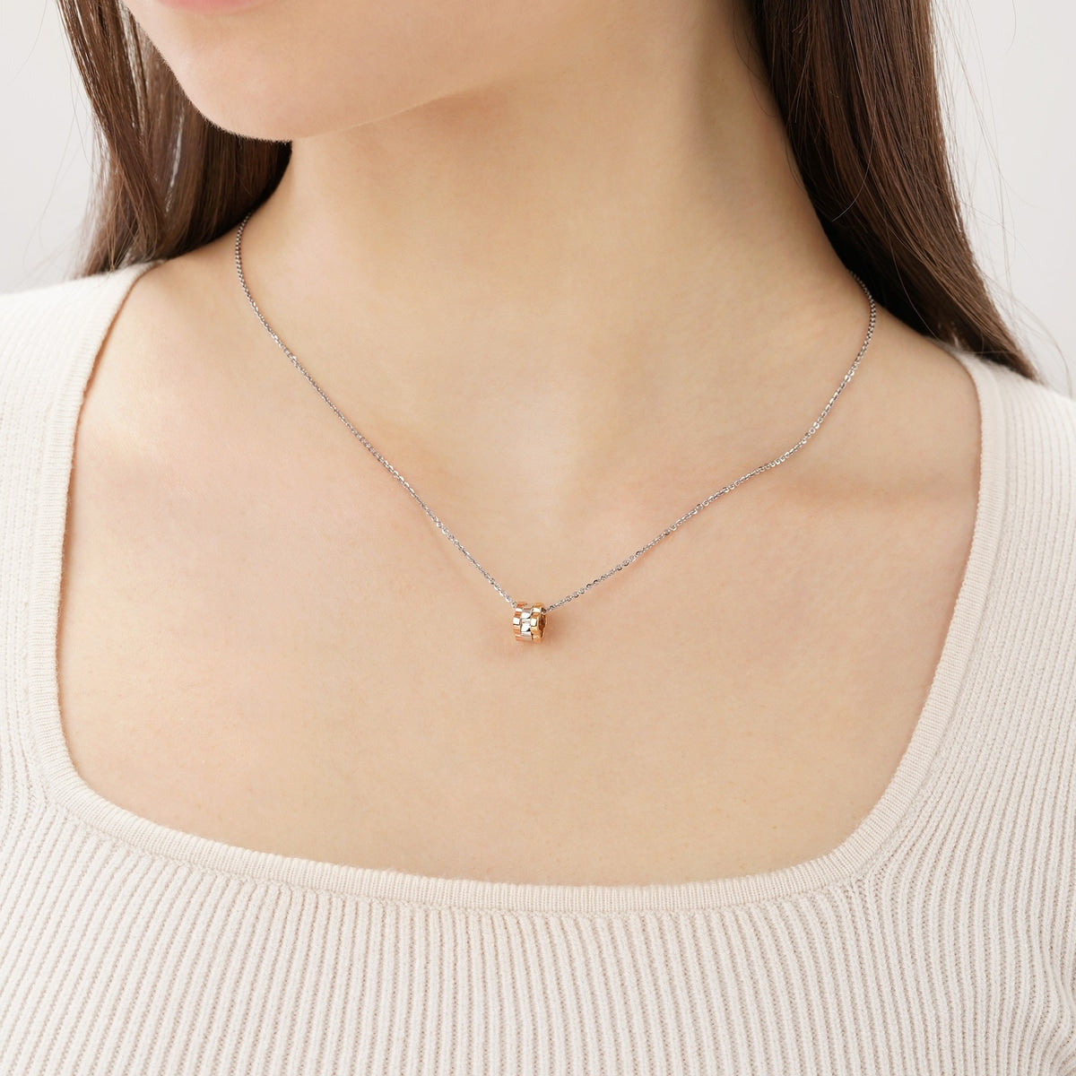 18K Multi-coloured Gold Pendant