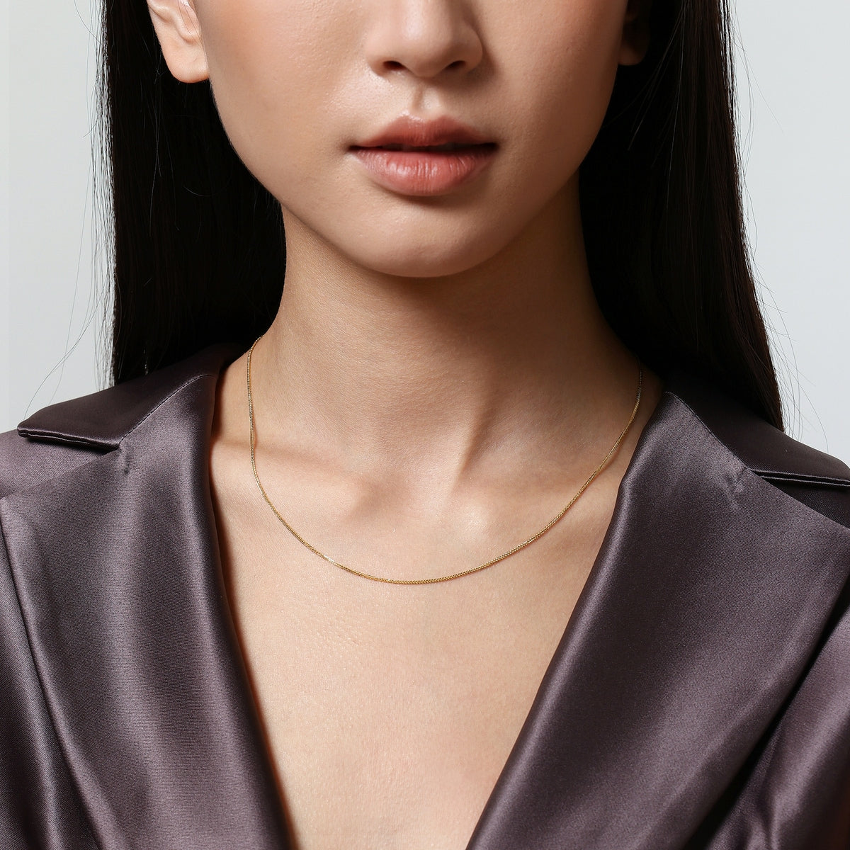 EMPHASIS 'EMP Machinery Chain' 18K Yellow Gold Necklace