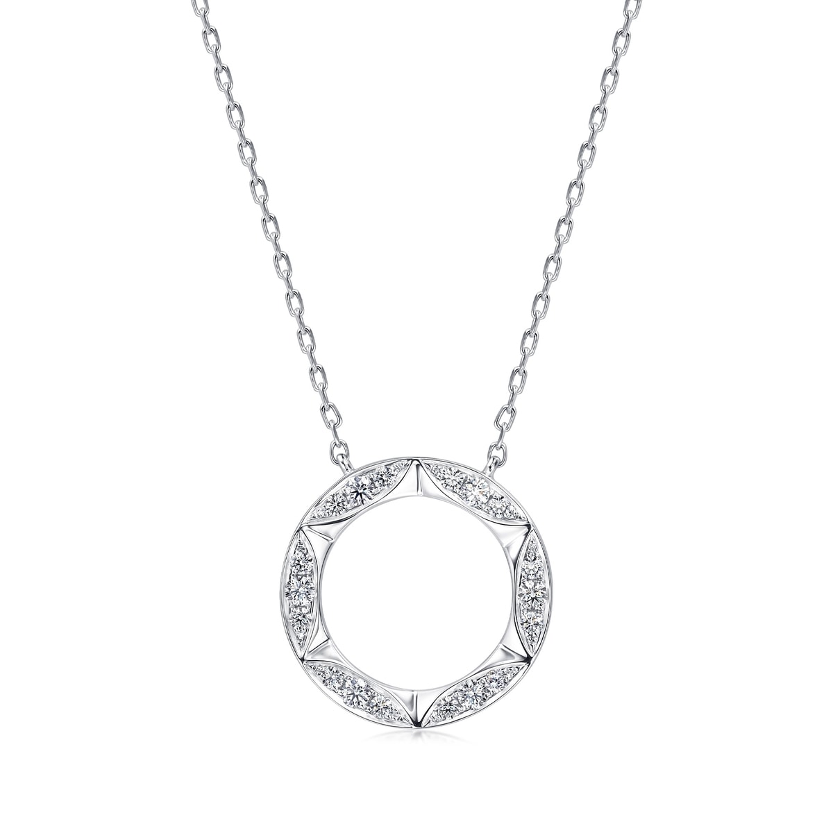 Timeless' 18K White Gold Diamond Necklace