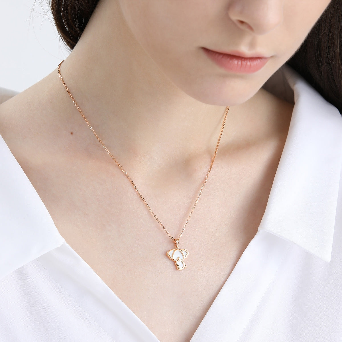 18K Rose Gold Pendant