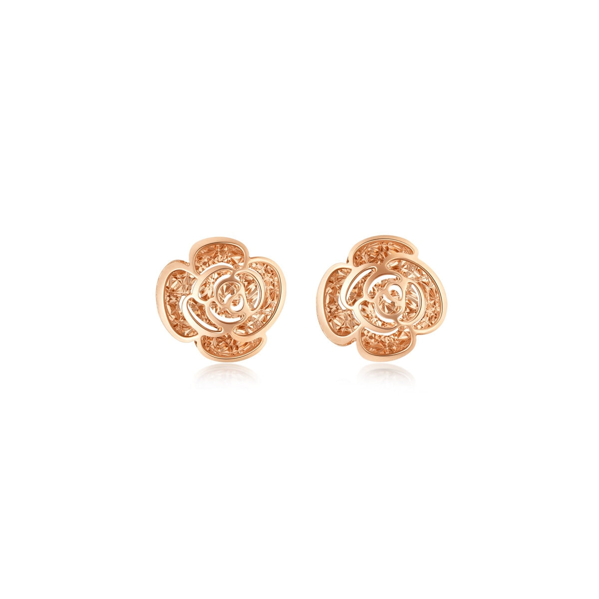 18K Rose Gold Earrings