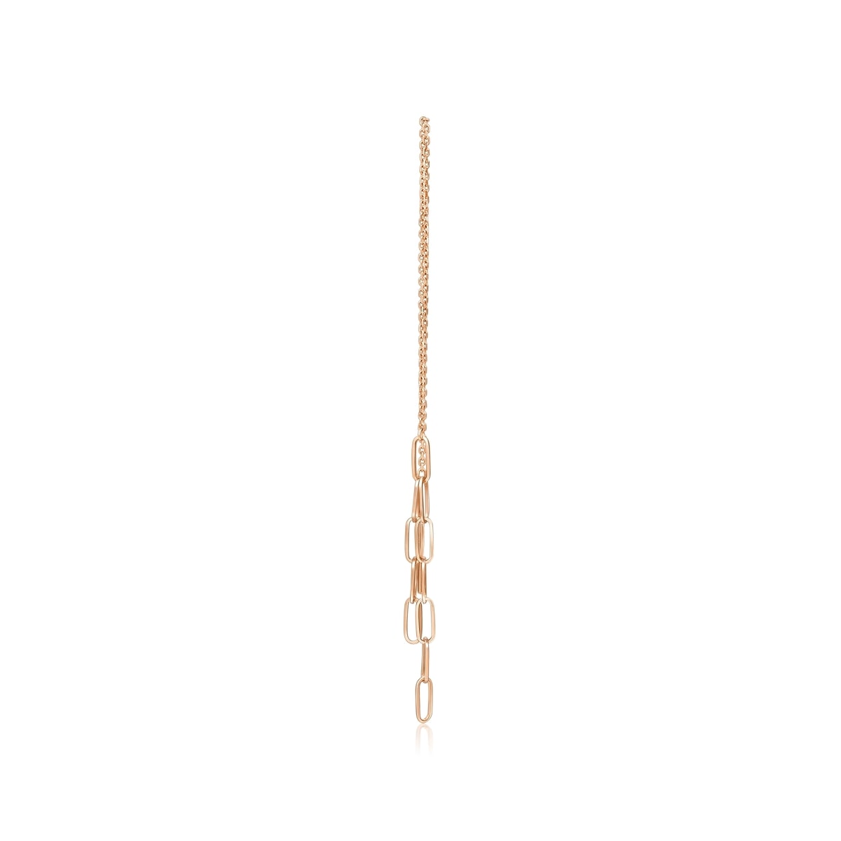 18K Rose Gold Single Earring