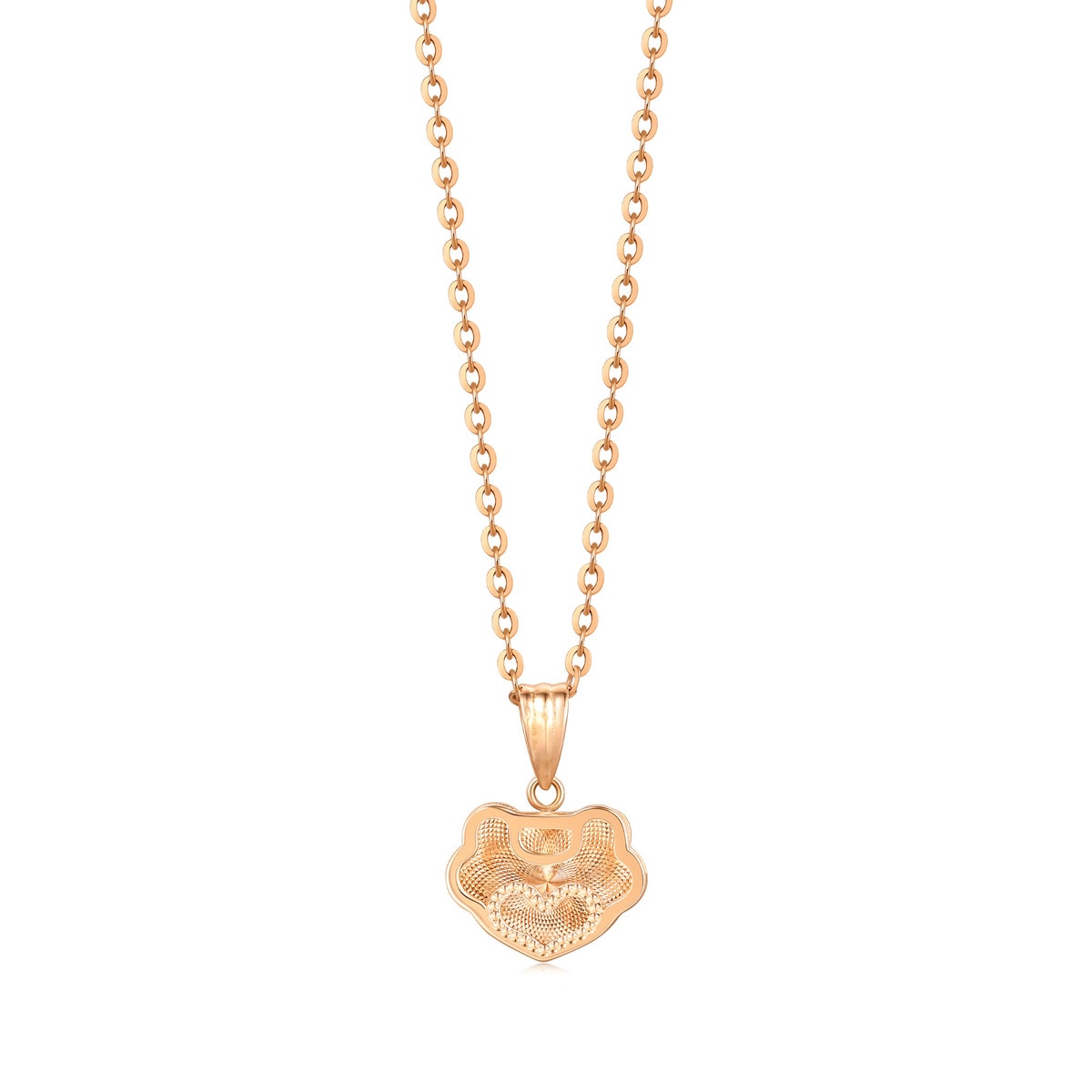 18K Rose Gold Pendant