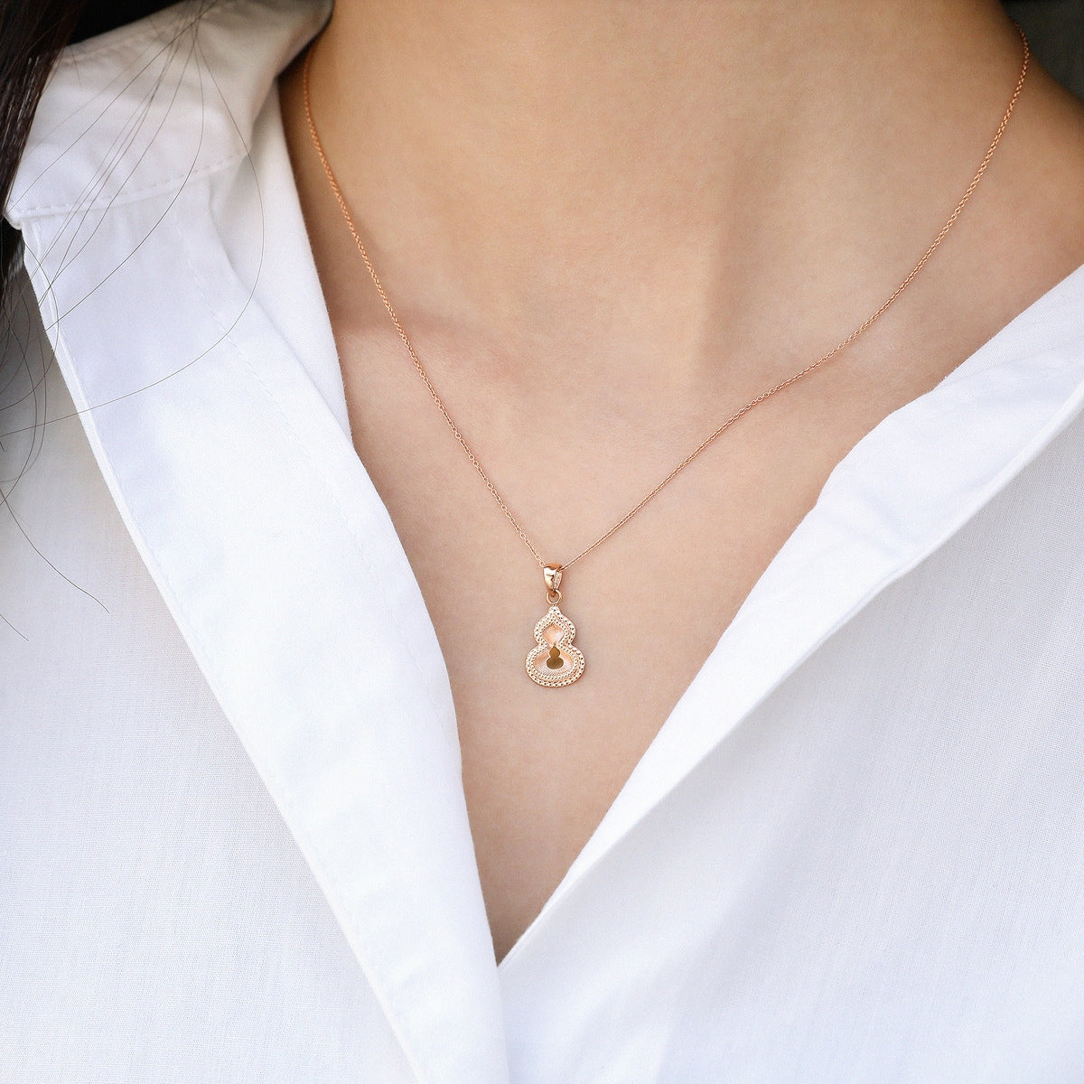 18K Rose Gold Pendant