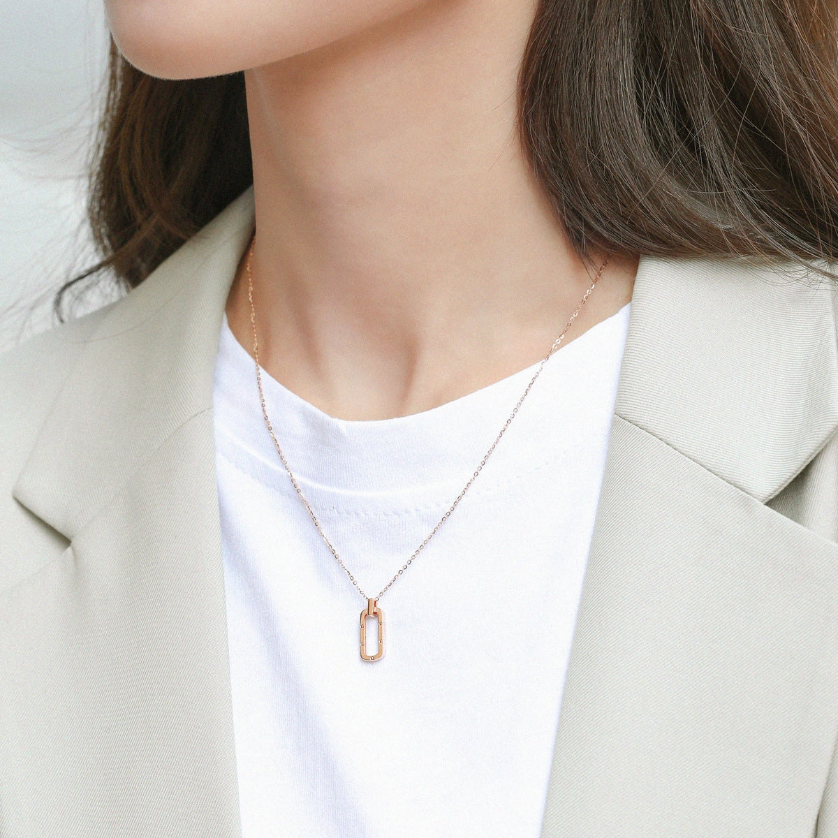 18K Rose Gold Necklace