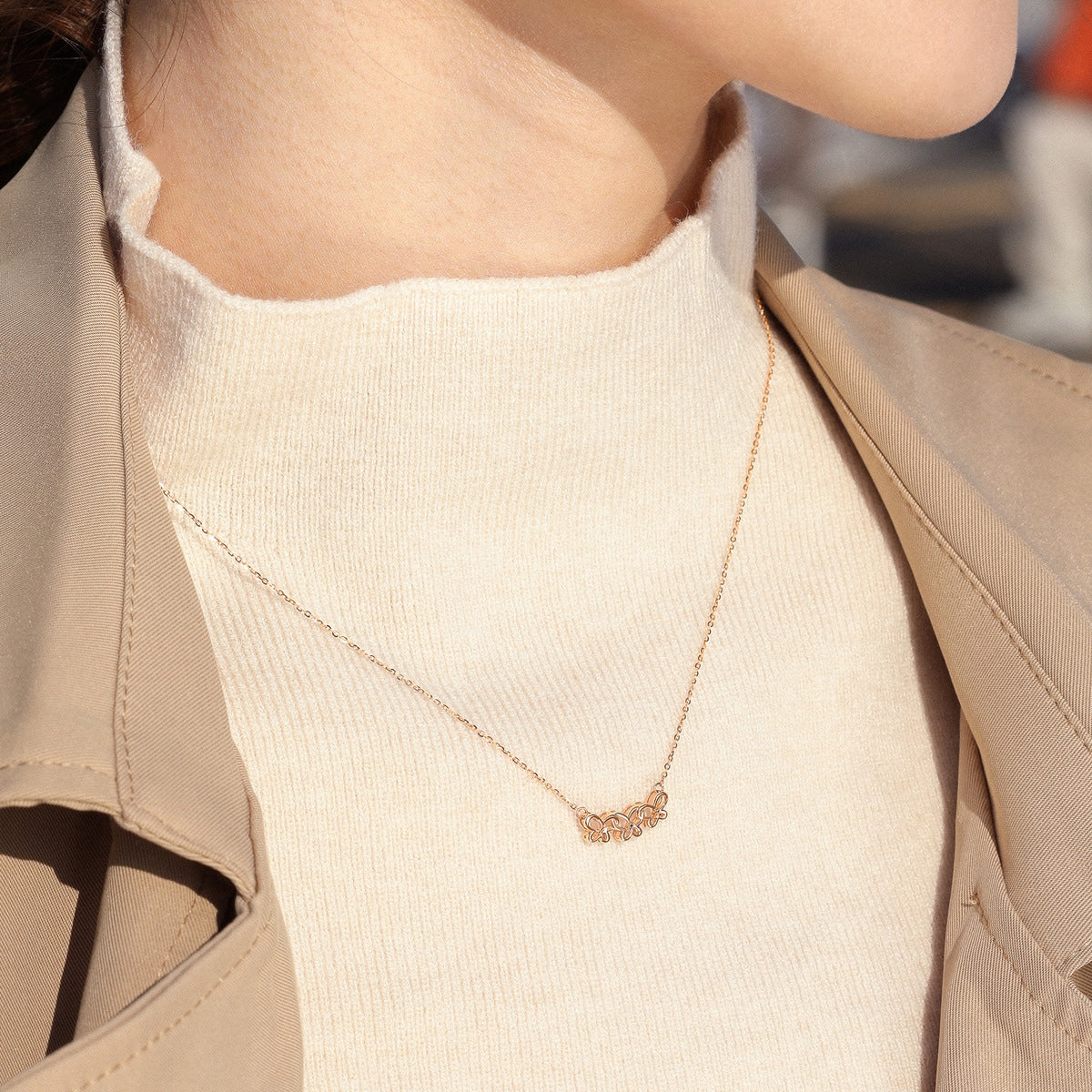 18K Rose Gold Necklace