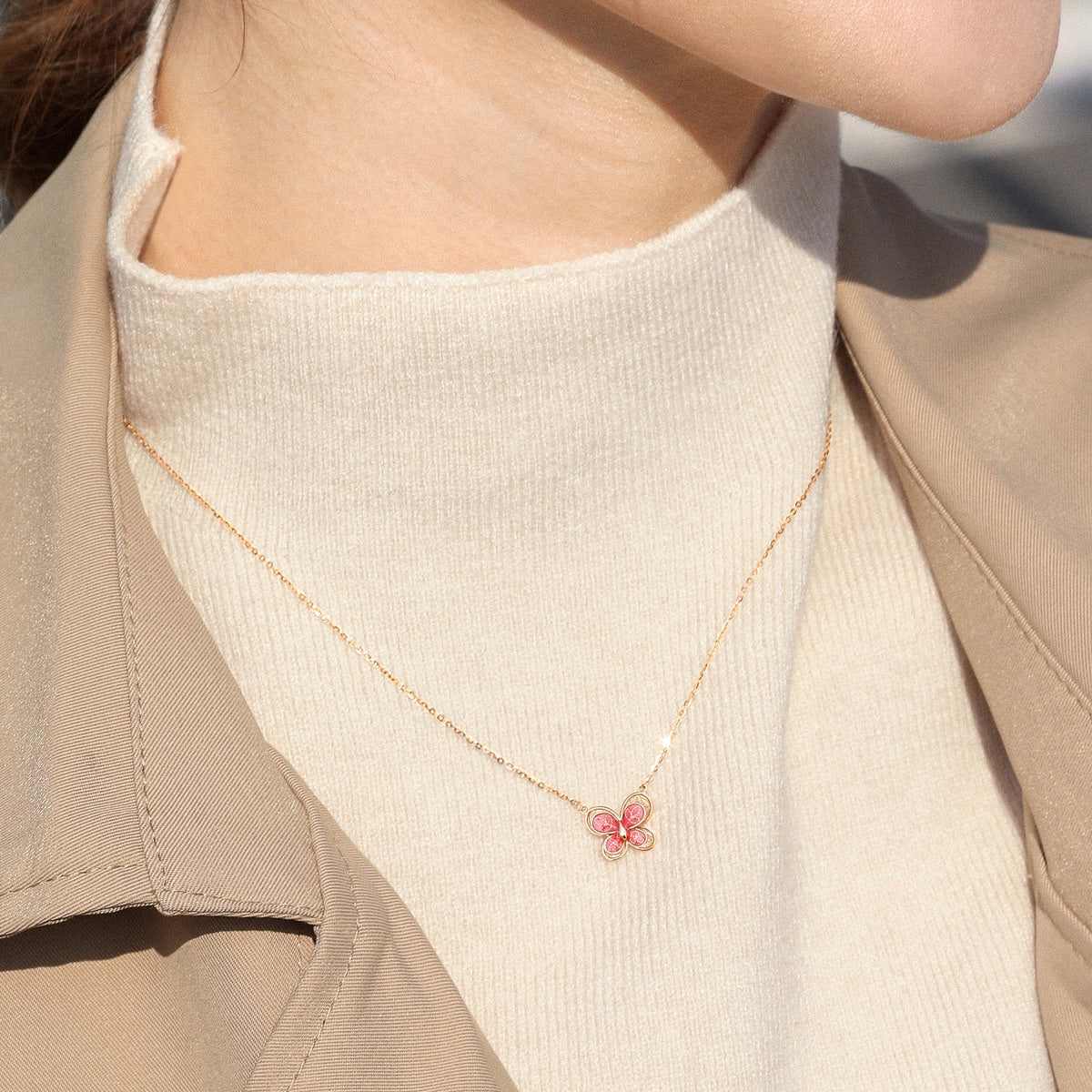 18K Rose Gold Necklace