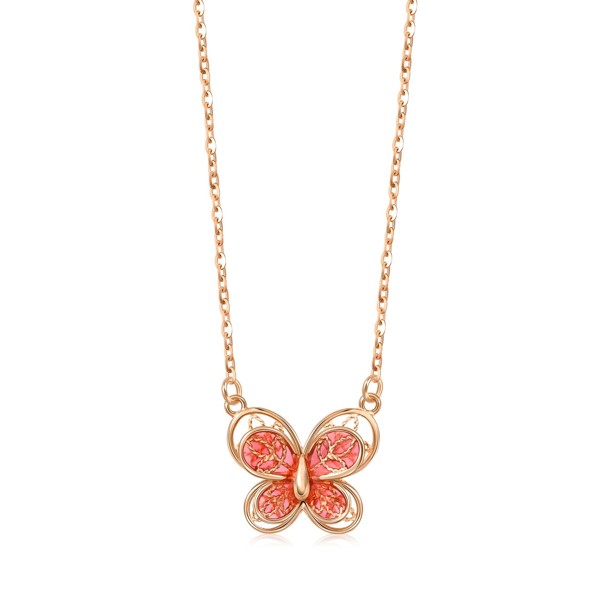 18K Rose Gold Necklace