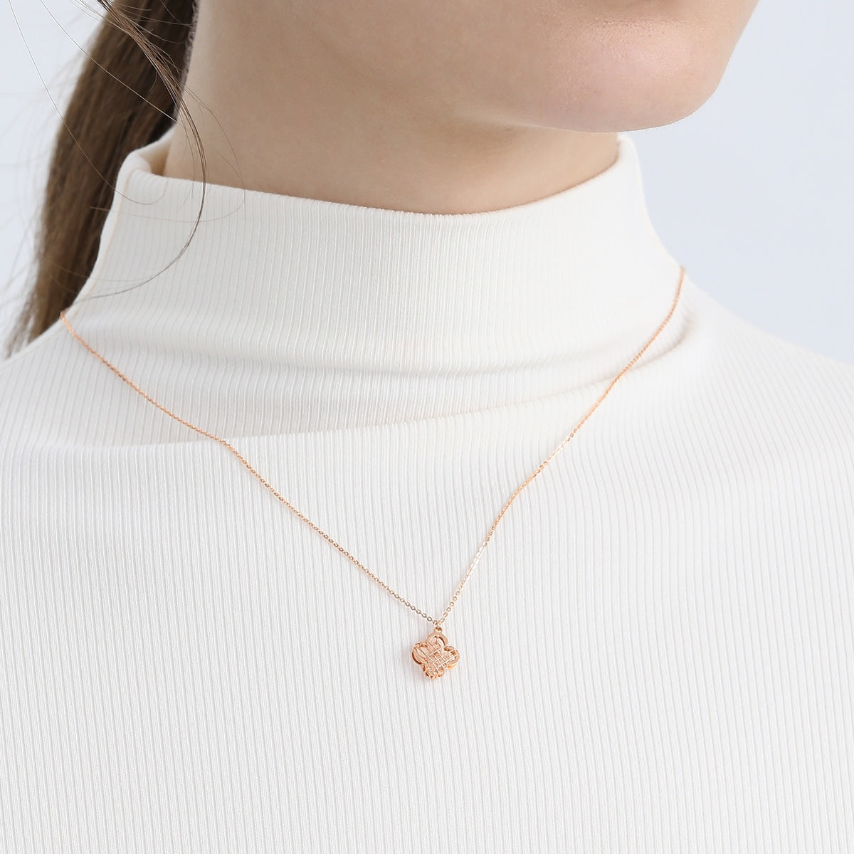 18K Rose Gold Necklace