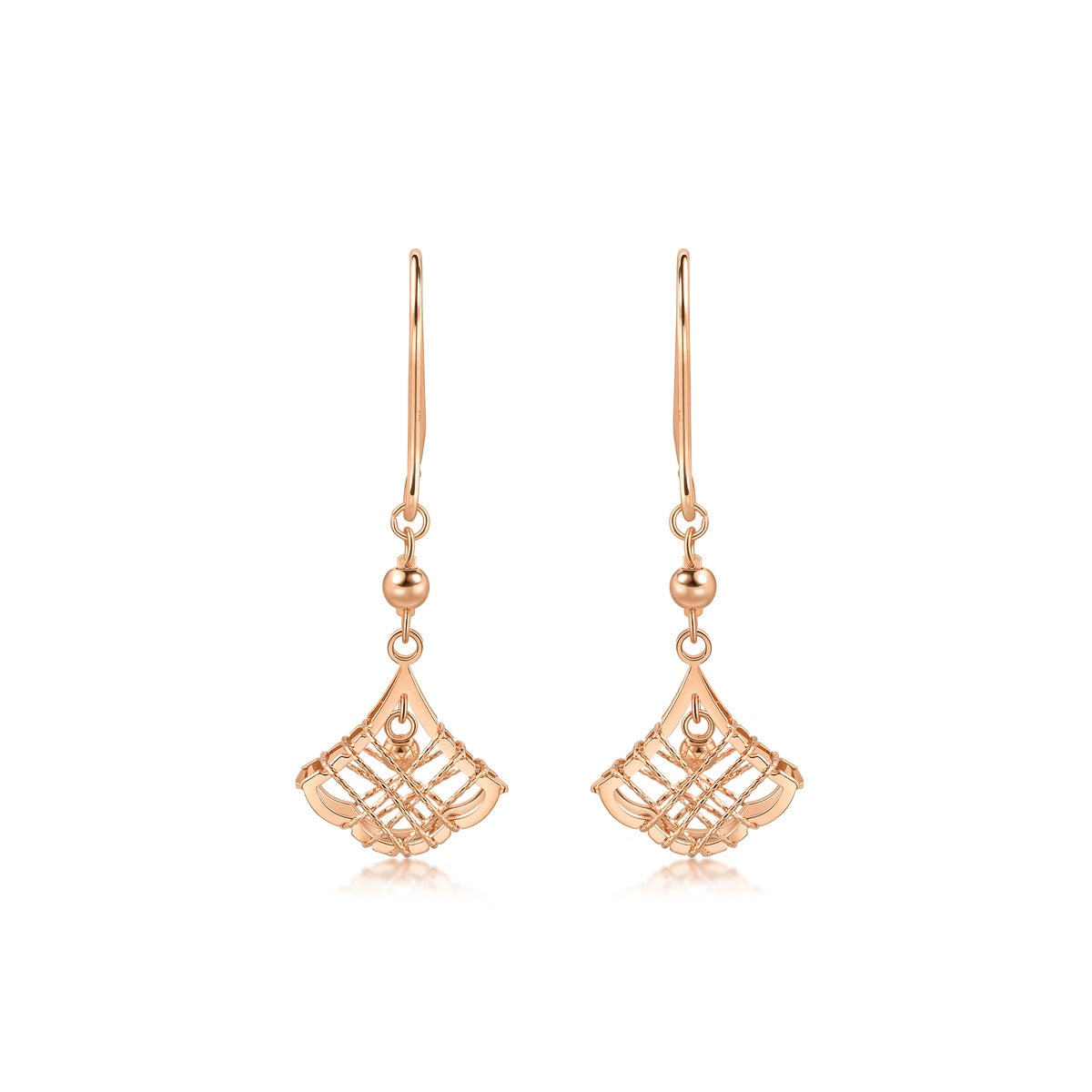 18K Rose Gold Earrings