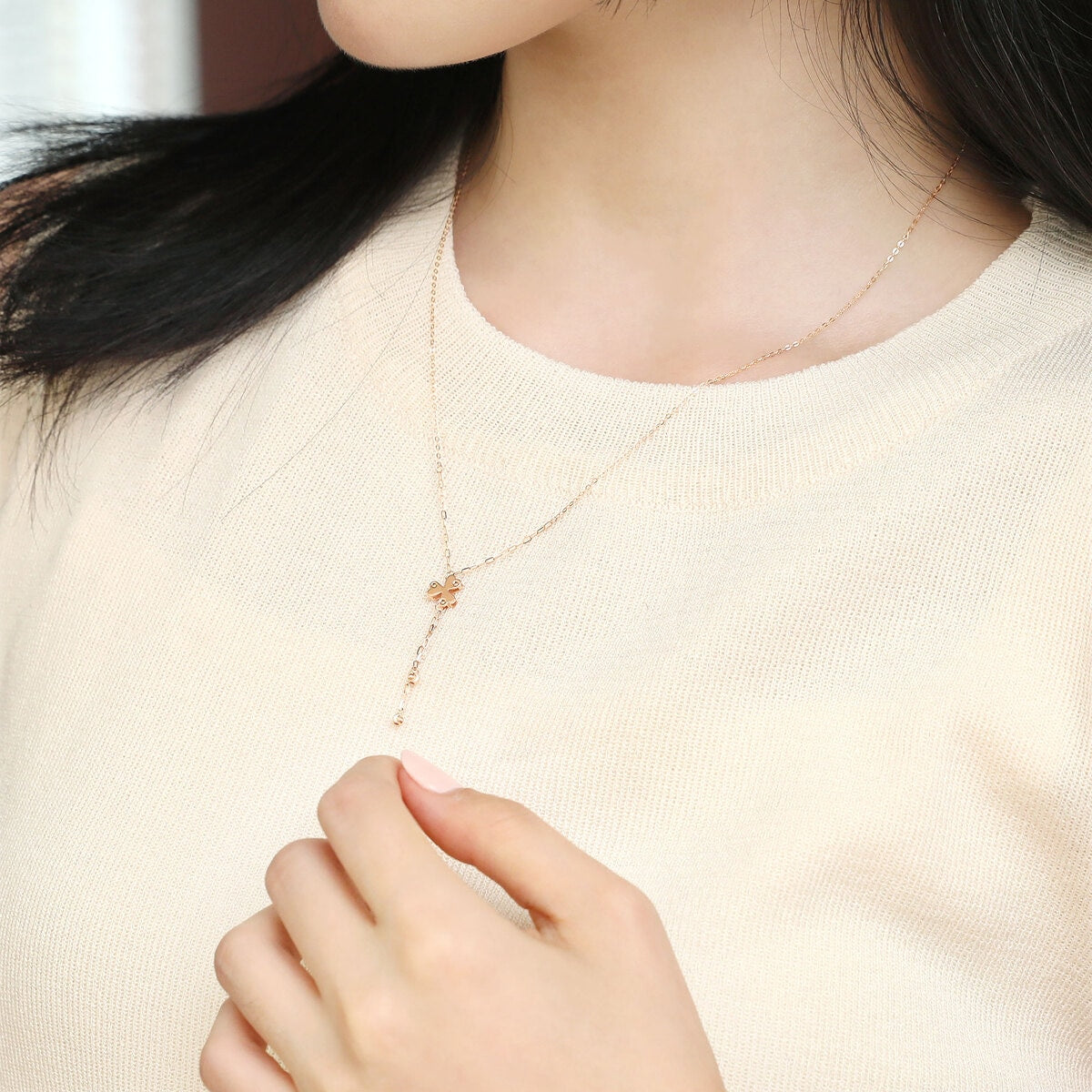 18K Rose Gold Necklace