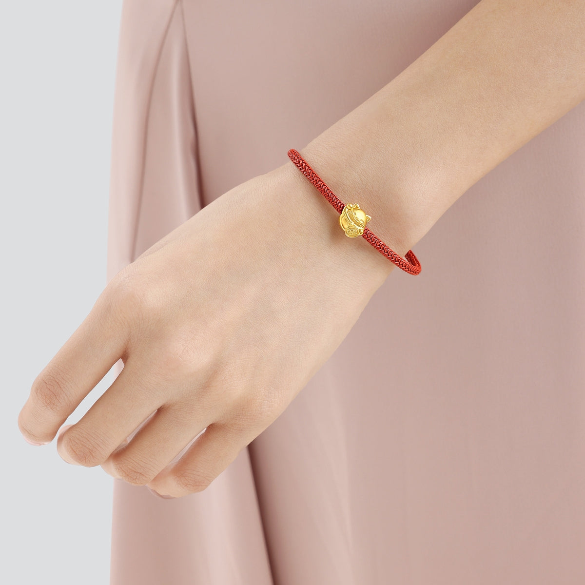 Blessings' 999 Gold Lucky Cat Charm