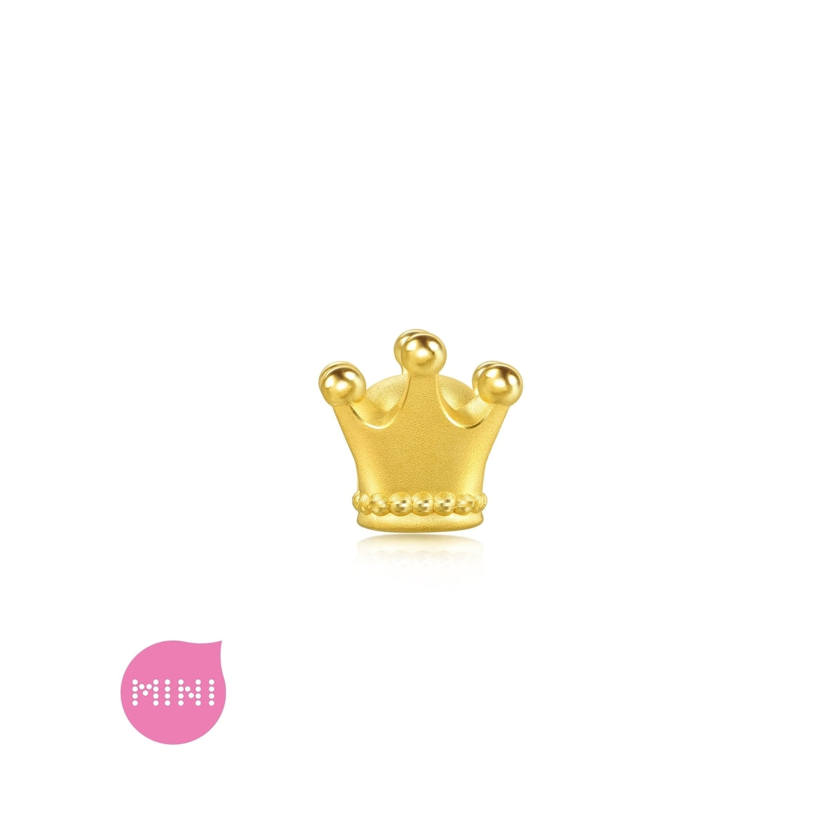 Wonderland' 999 Gold Crown Charm