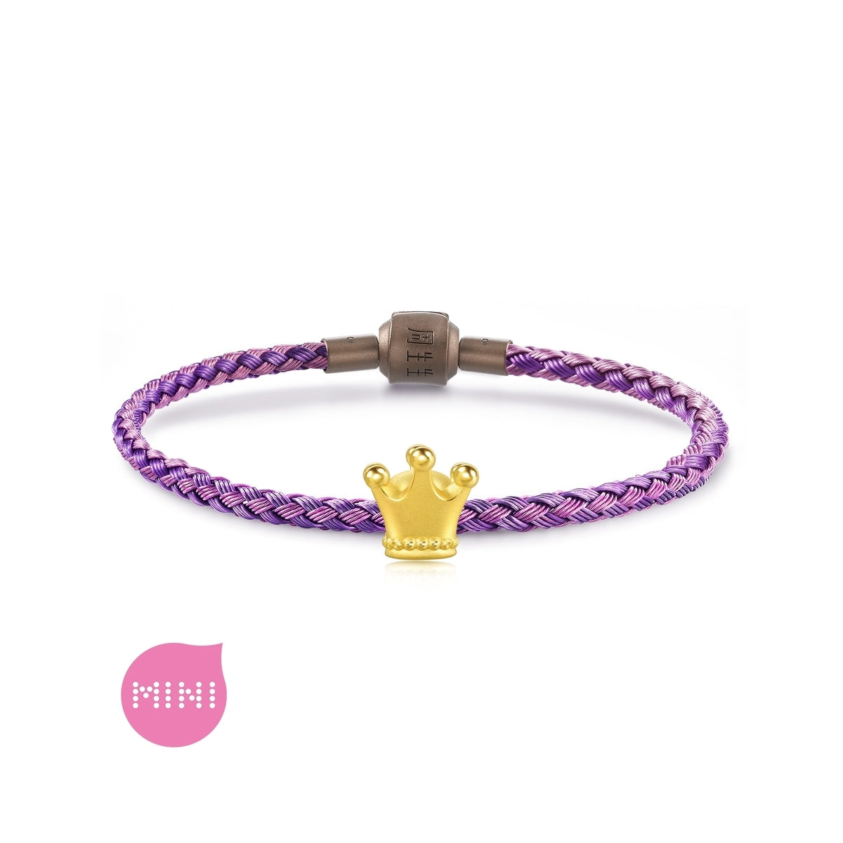 Wonderland' 999 Gold Crown Charm