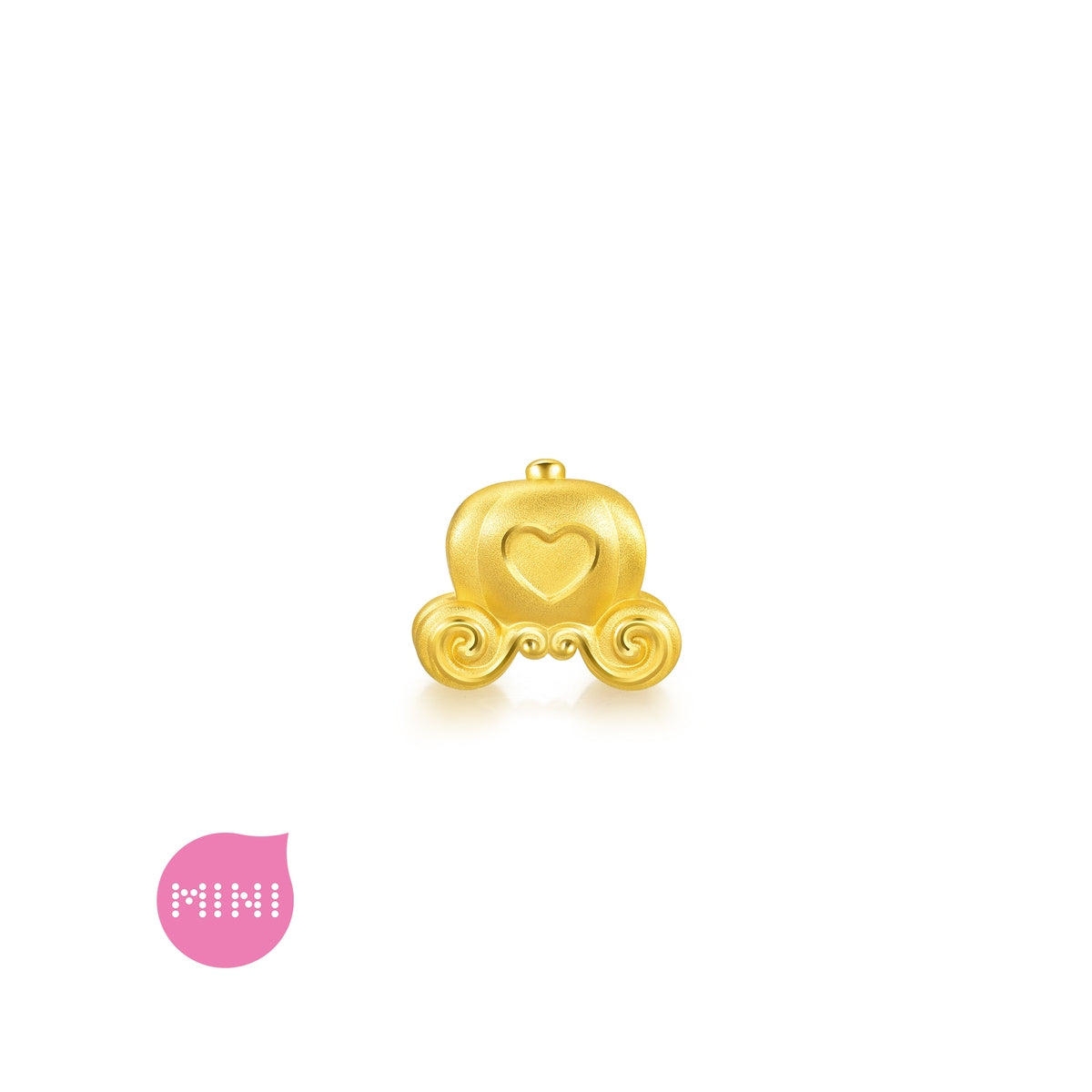 Wonderland' 999 Gold Pumpkin Carriage Charm