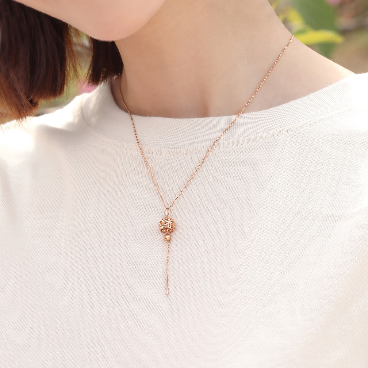 Ryokou' 18K Rose Gold Necklace