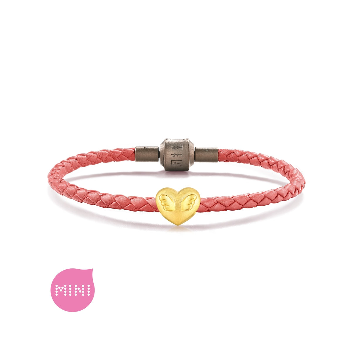 Wonderland' 999 Gold Angel Wings Charm