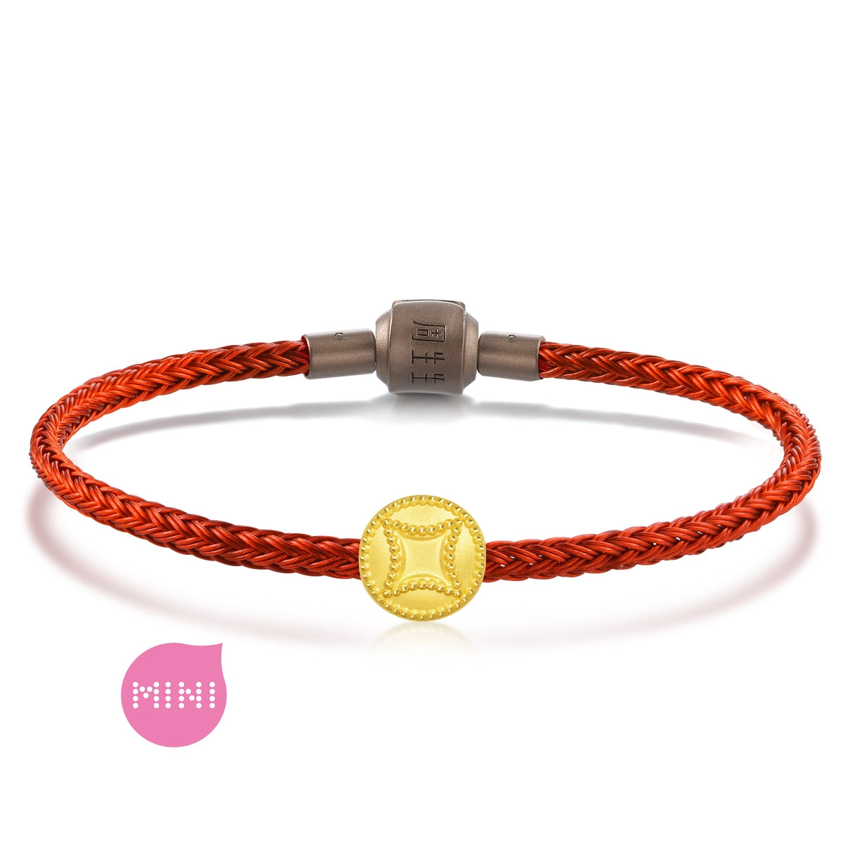 Blessings' 999 Gold Chinese Coin Charm