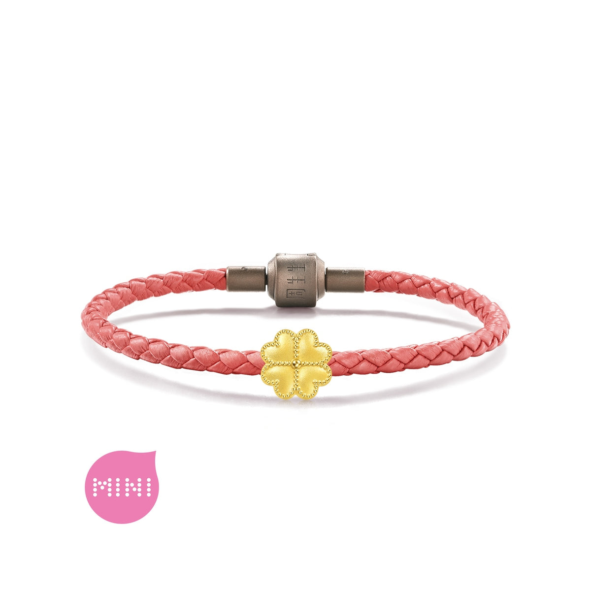 Wonderland' 999 Gold Four-Leaf Clover Charm