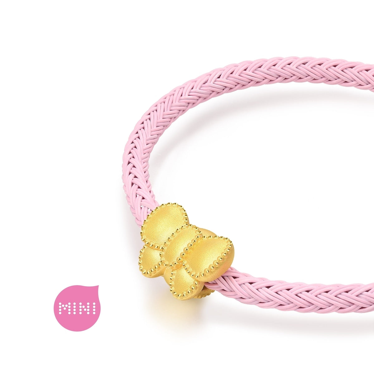 Wonderland' 999 Gold Cute Bowtie Charm