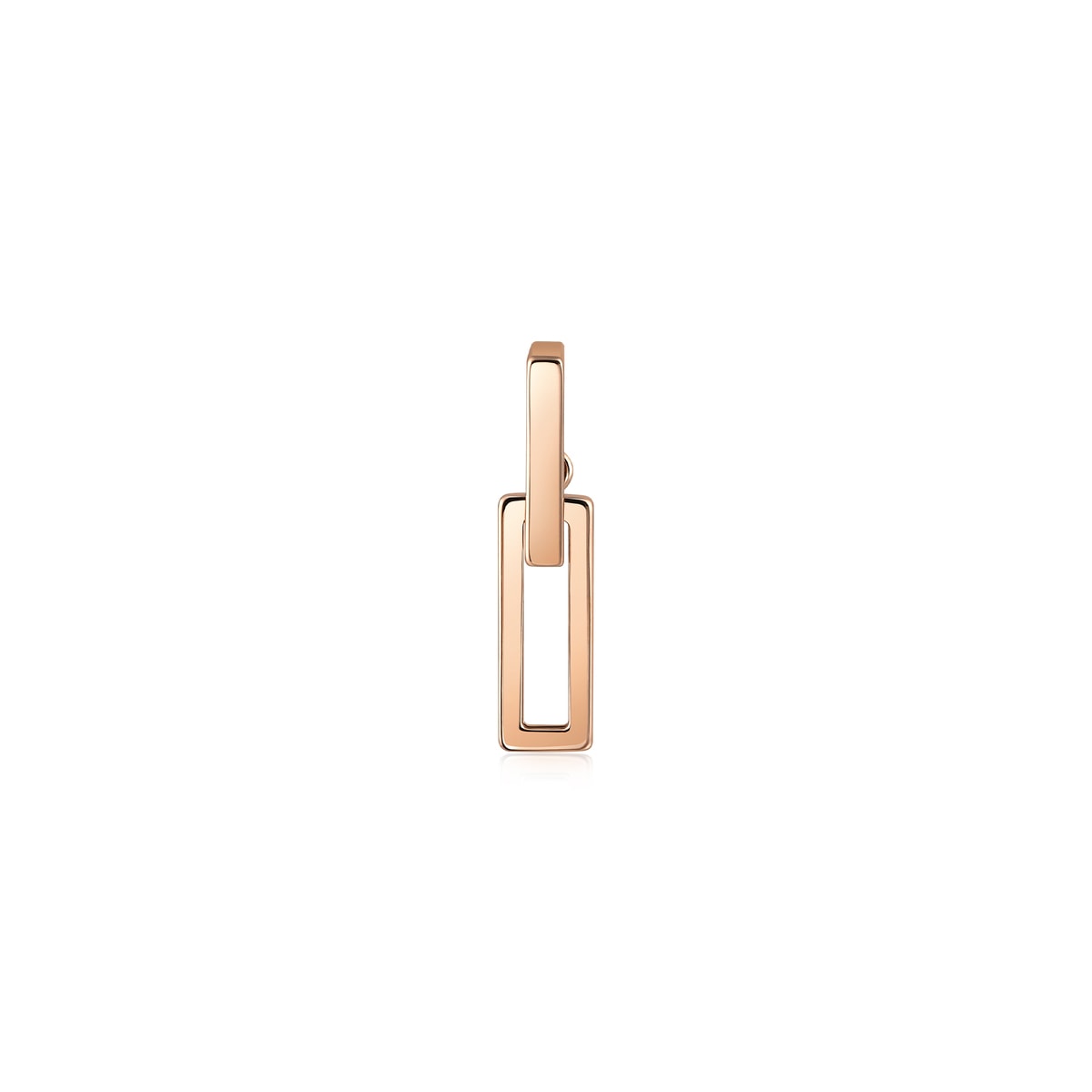 18K Rose Gold Single Earring