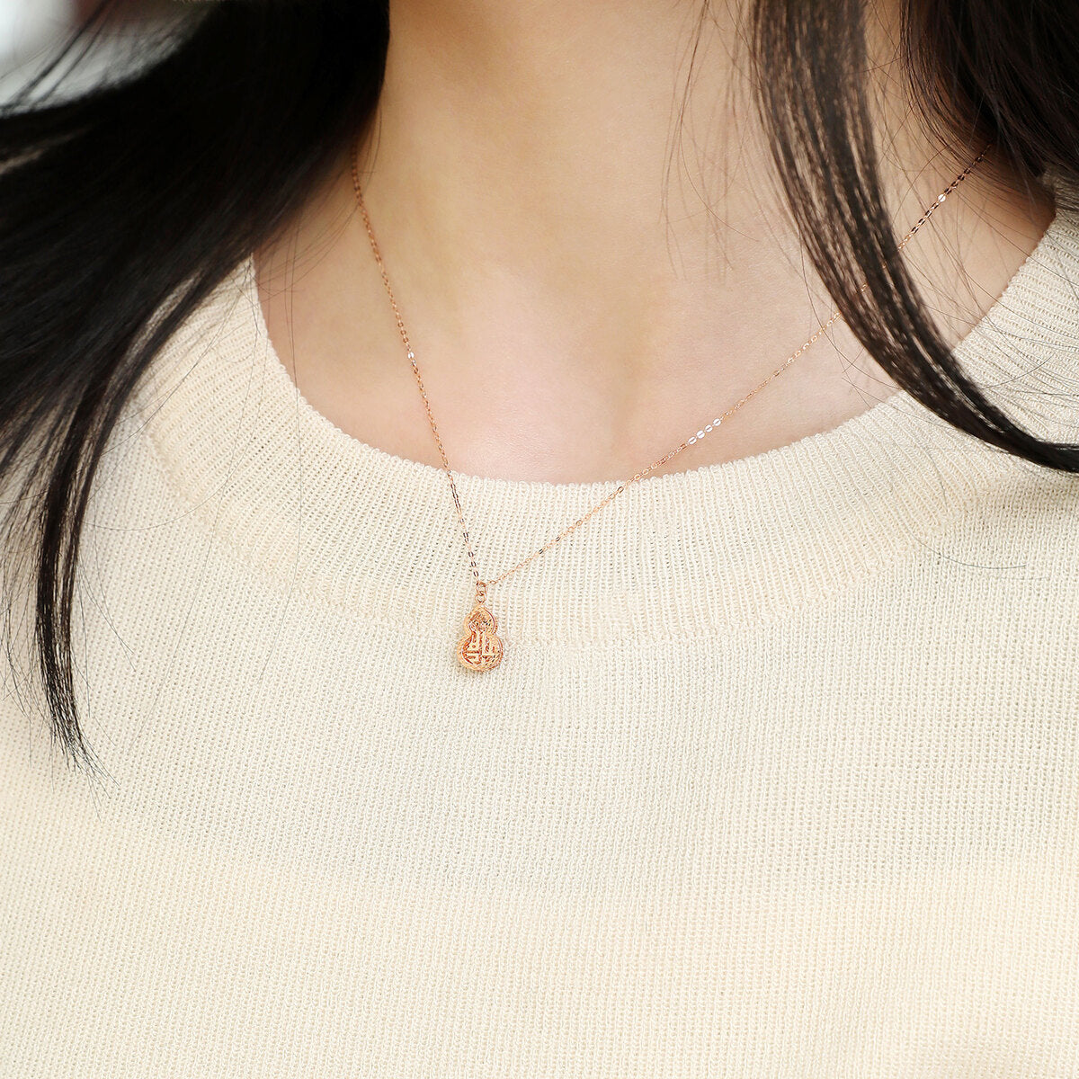 18K Rose Gold Necklace