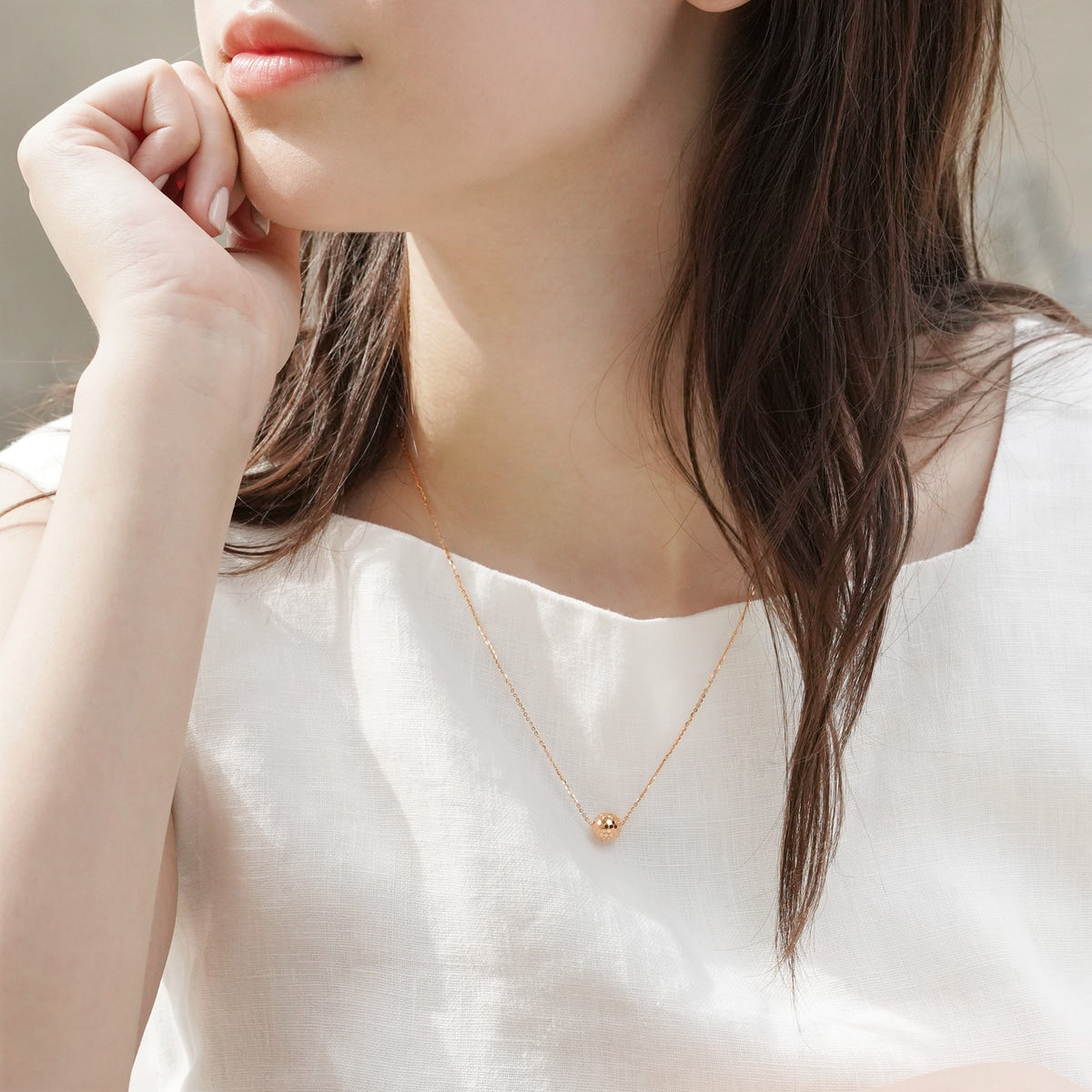 18K Rose Gold Necklace