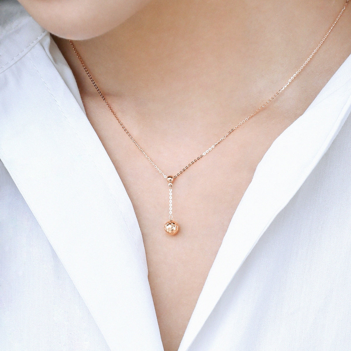 18K Rose Gold Necklace