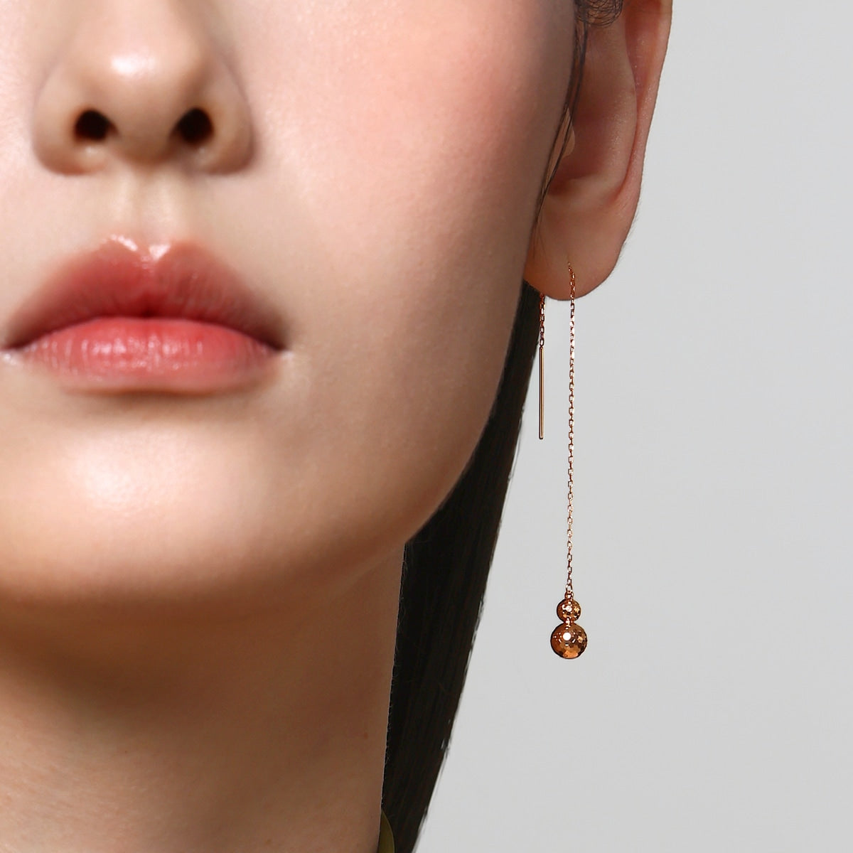 18K/750 Gold (Rose) Single Earring