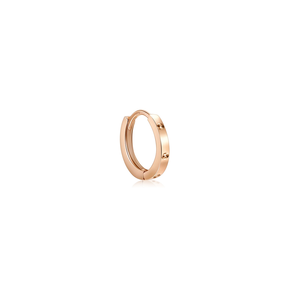 18K Rose Gold Single Earring