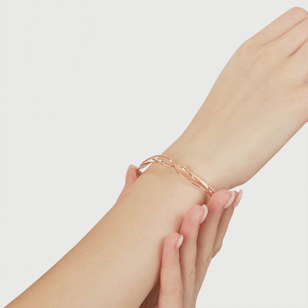 18K Rose Gold Bangle