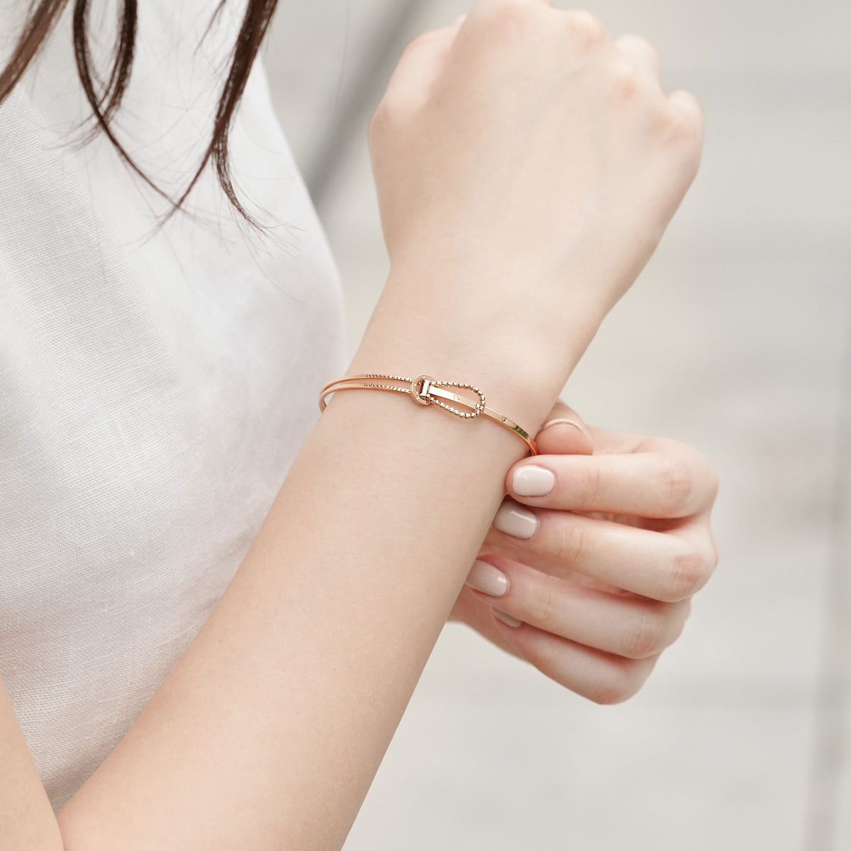 18K Rose Gold Bangle
