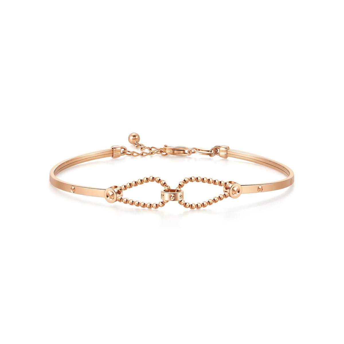 18K Rose Gold Bangle