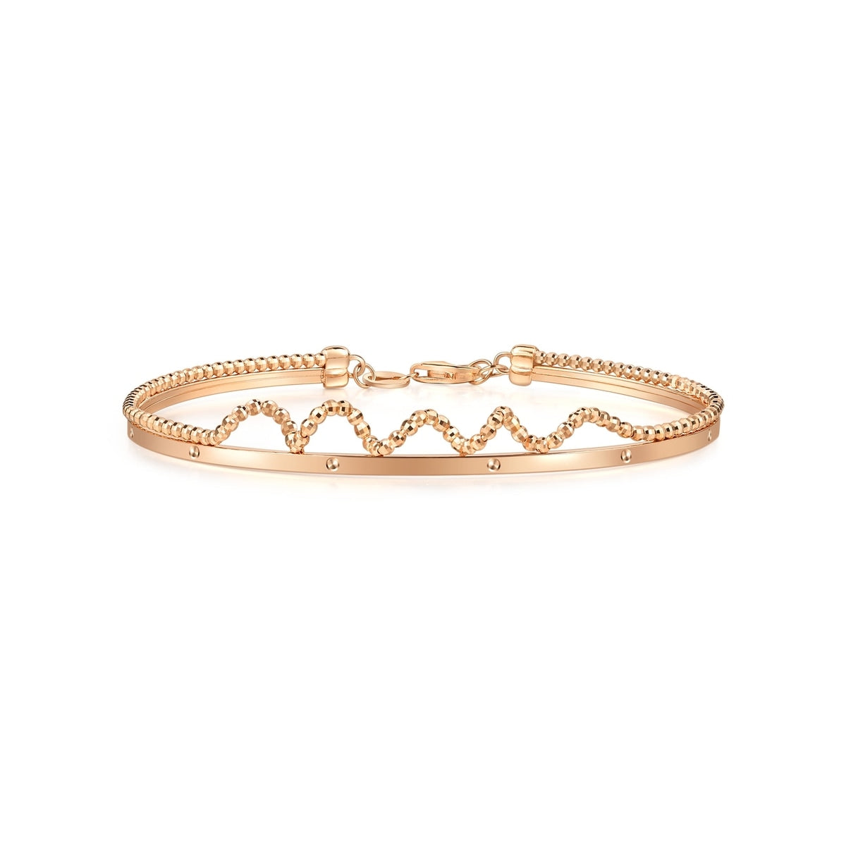 18K Rose Gold Bangle