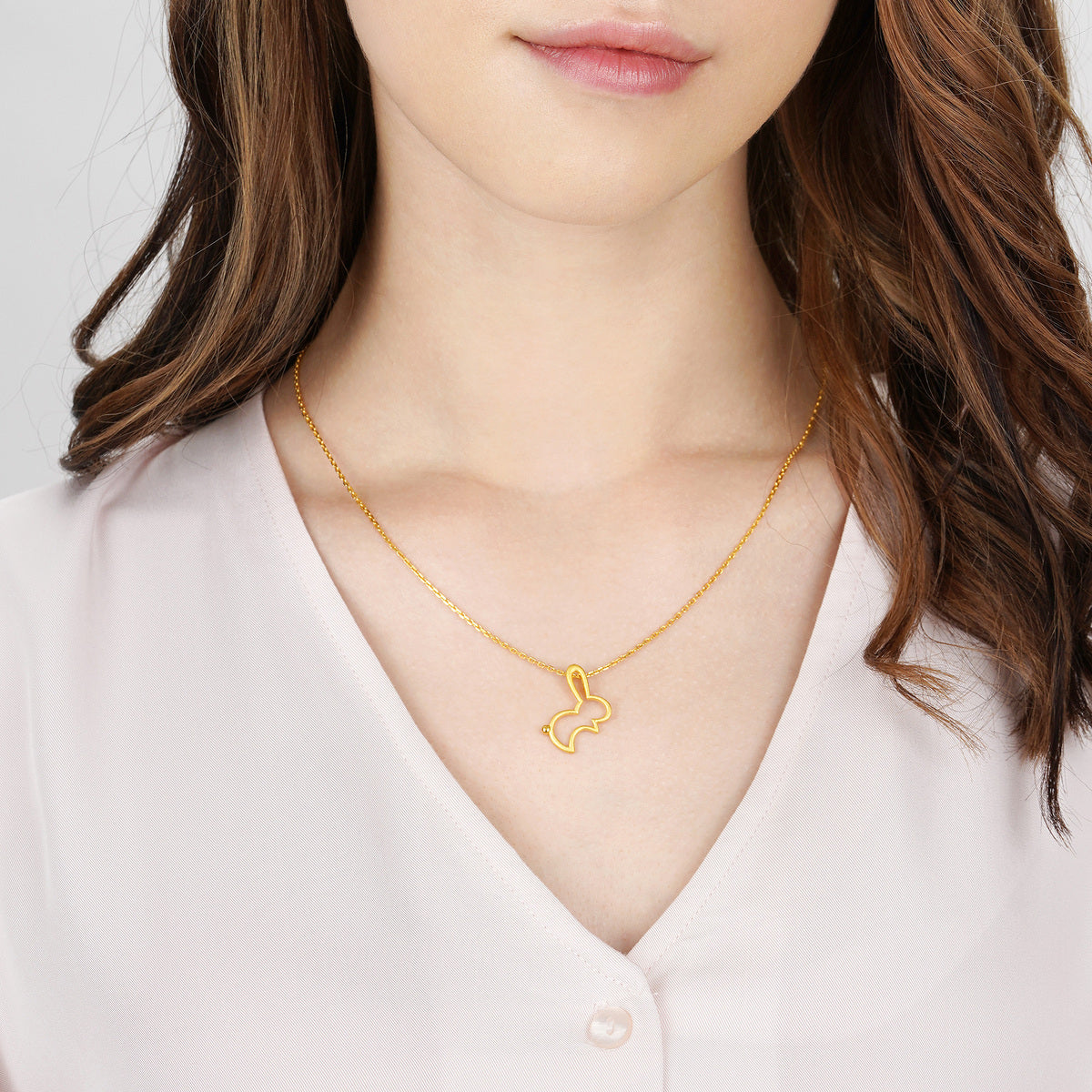 999.9 Gold Rabbit Pendant