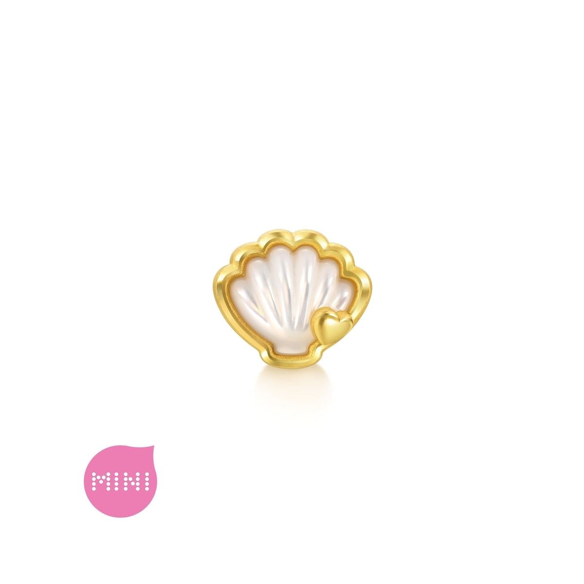 Wonderland' 999 Gold Mother of Pearl Charm