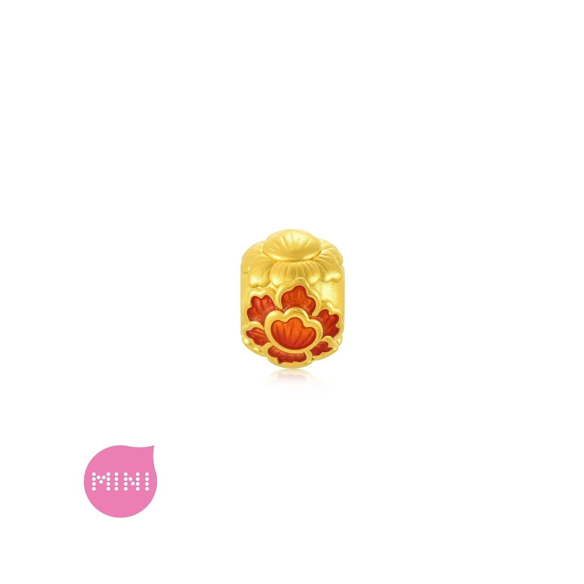 Blessings' 999 Gold Peony Charm