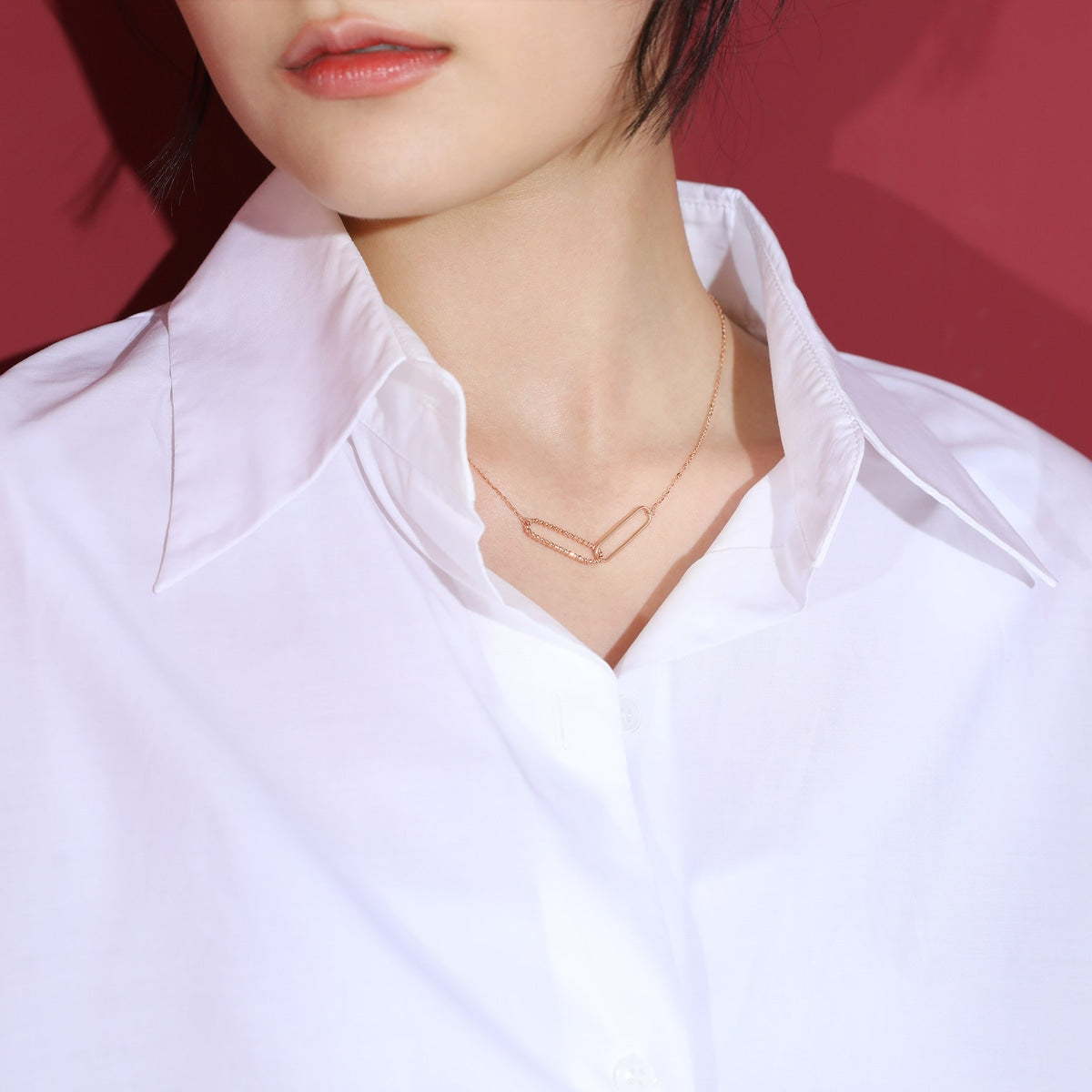 18K Rose Gold Necklace