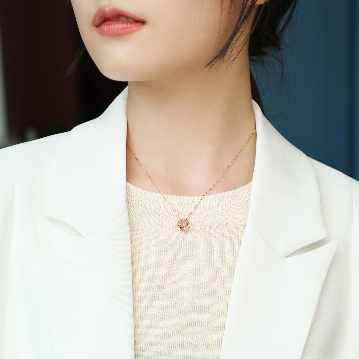 18K Rose Gold Necklace