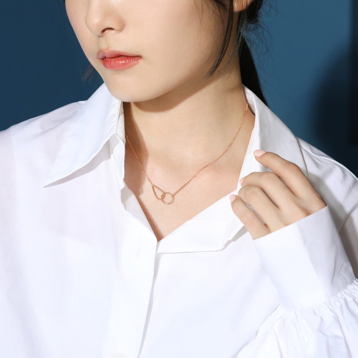 18K Rose Gold Necklace