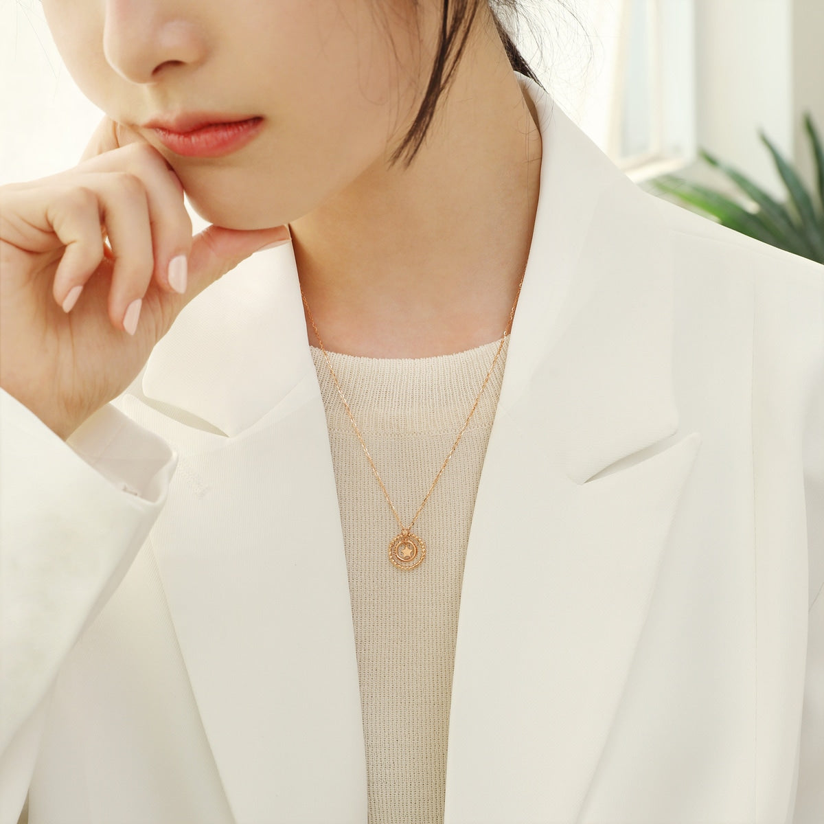 18K Rose Gold Necklace